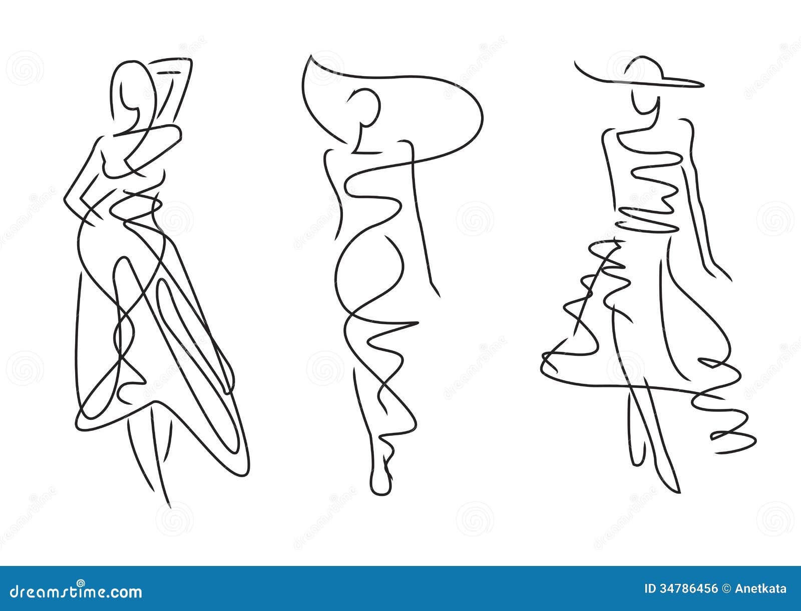 Sketch Fashion Poses Stock Illustrations 718 Sketch Fashion Poses Stock Illustrations Vectors Clipart Dreamstime