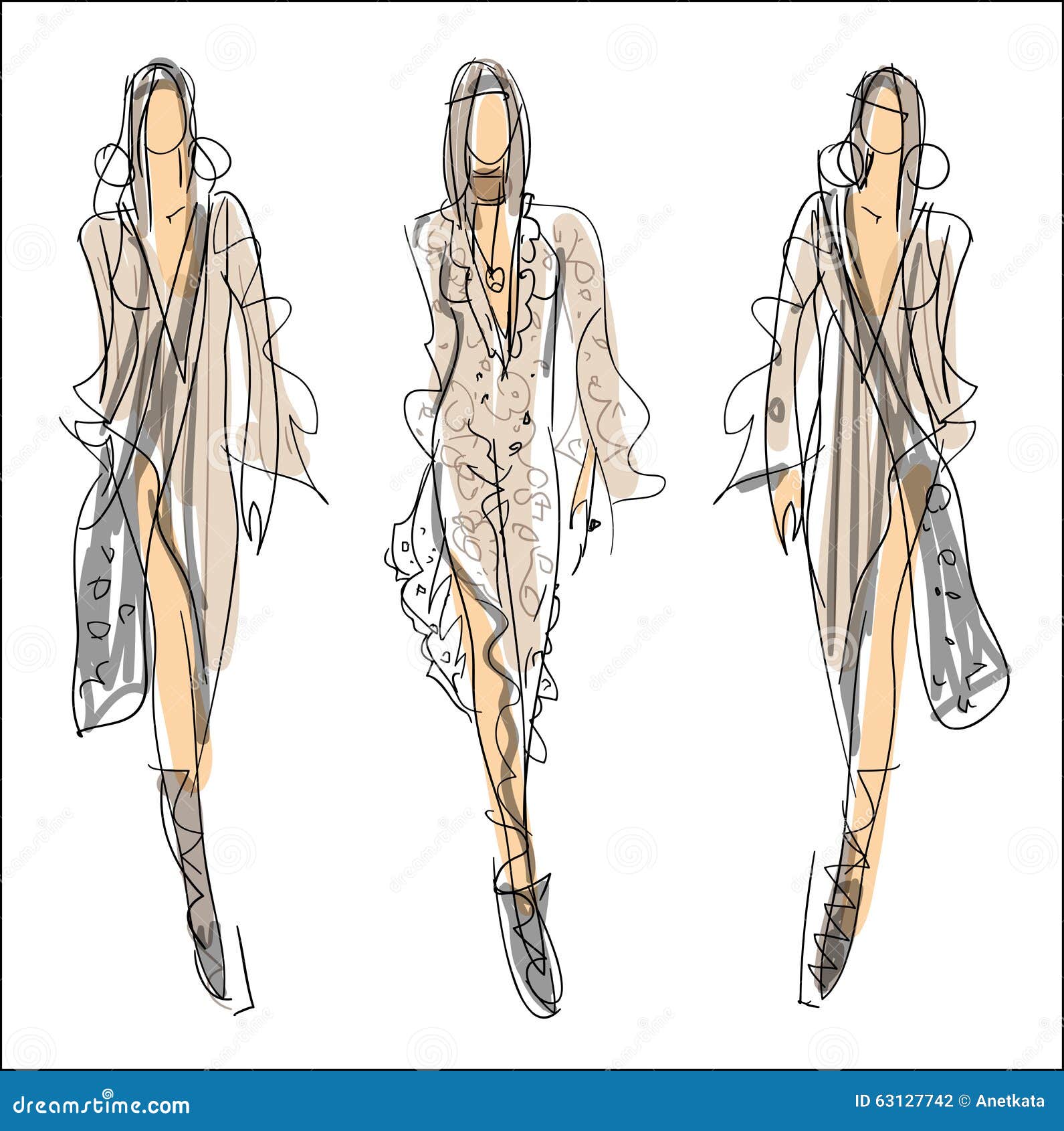 Drawing Fashion Figures—Day 2: Methods for Constructing Poses — amiko  simonetti