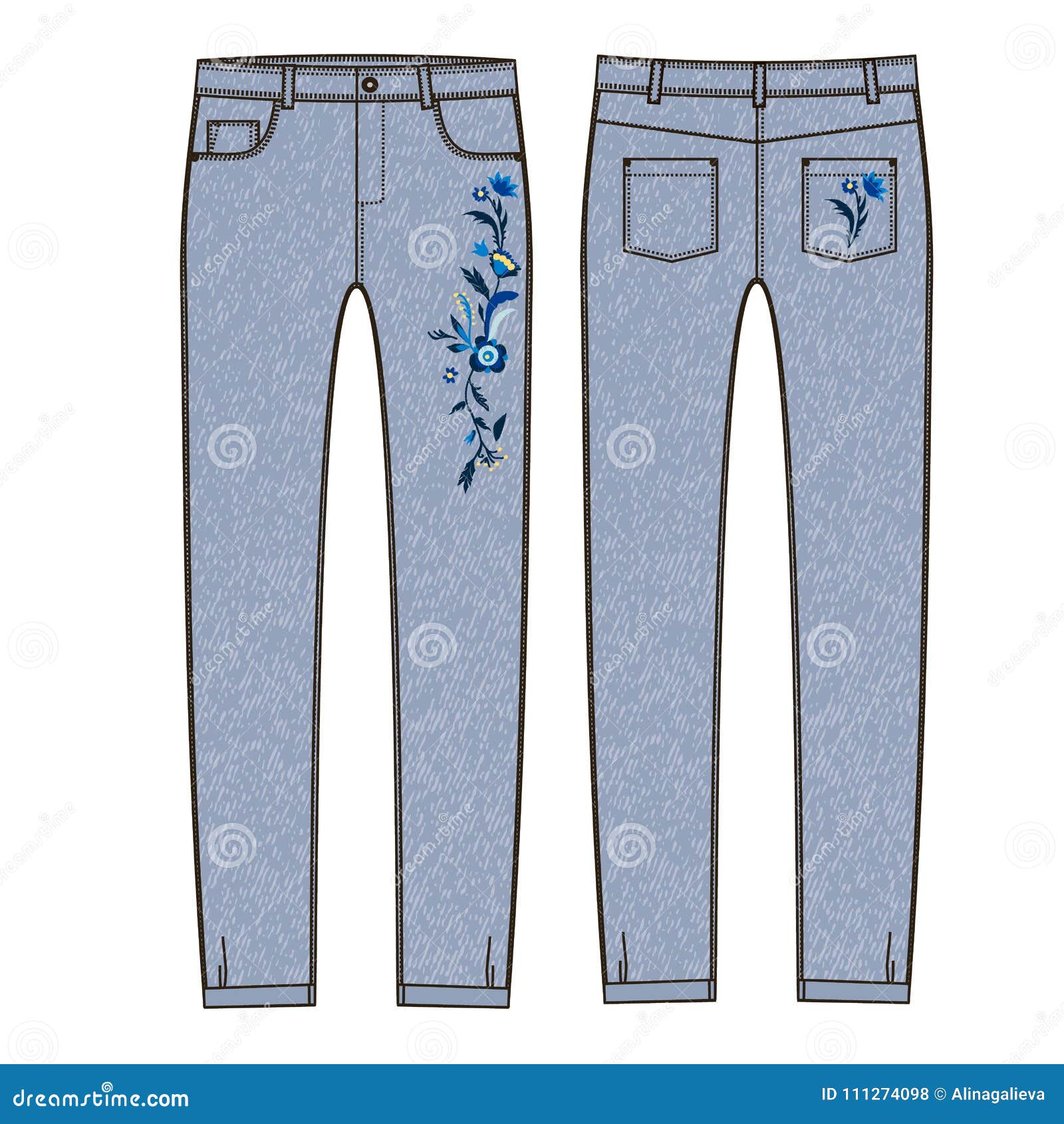 Jeans Sketch Vector Art, Icons, and Graphics for Free Download