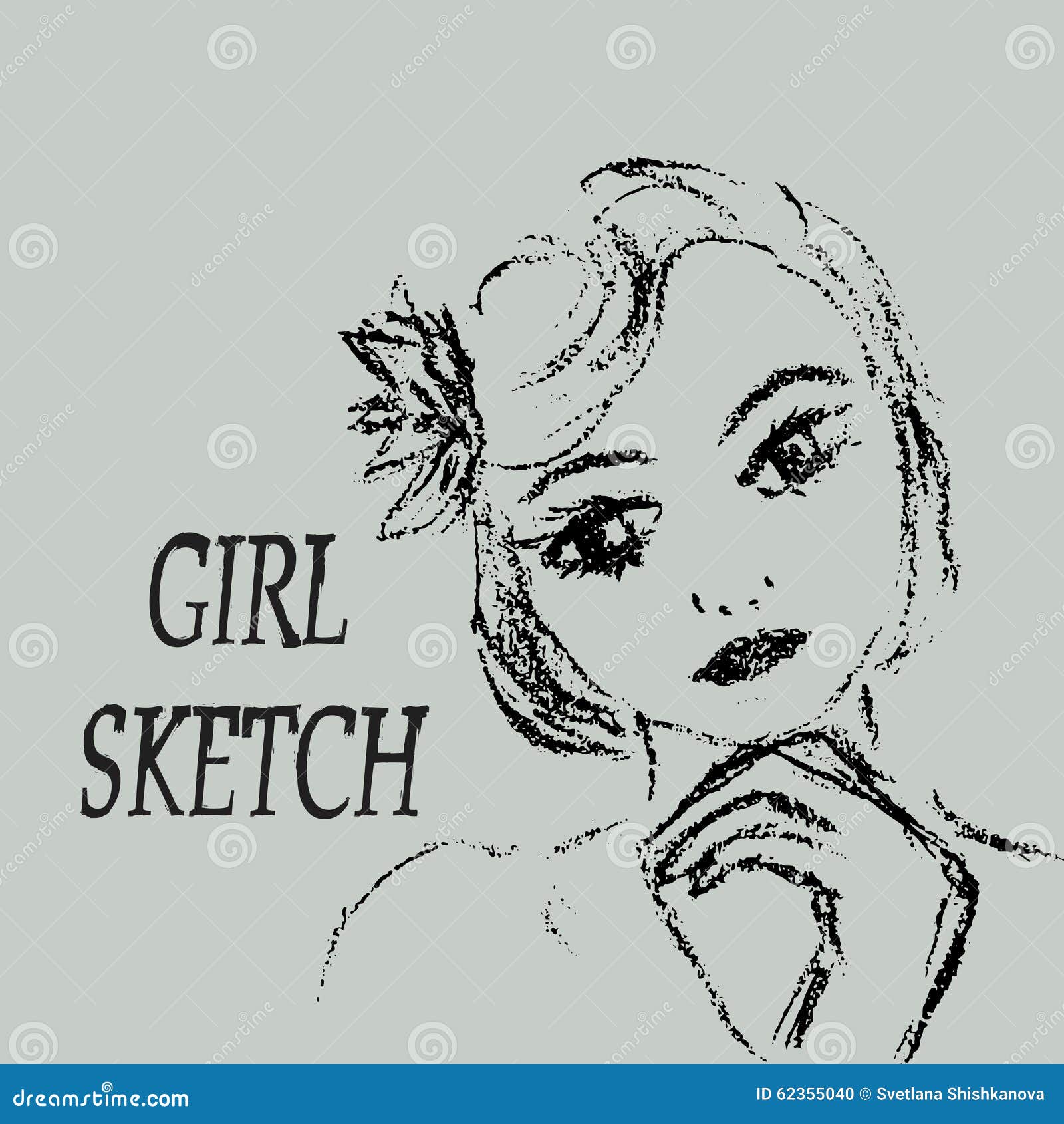 Drawing Of Anime Face With Short Hair Outline Sketch Vector, Anime