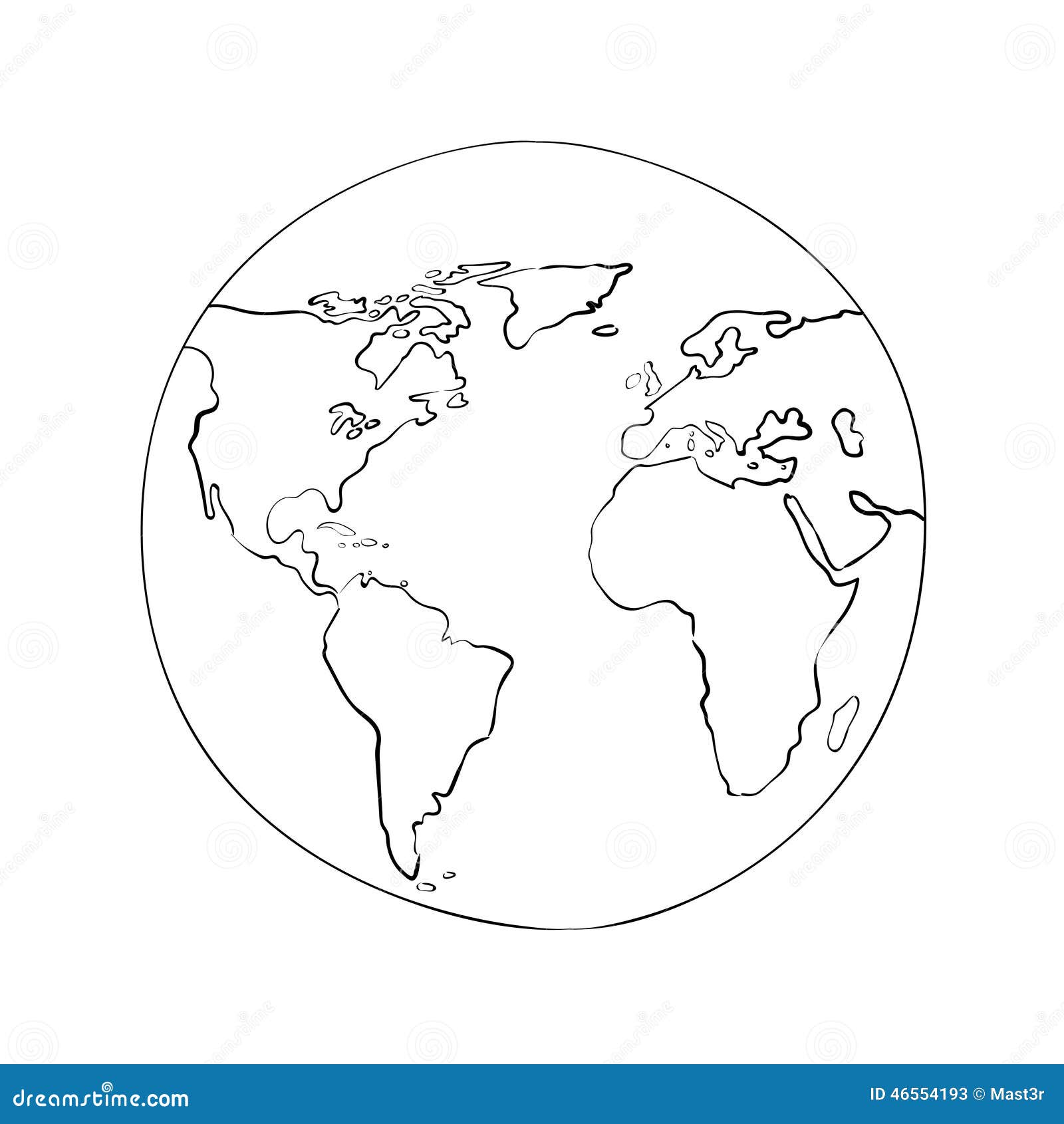 Premium Vector  Planet earth set line sketch globe collection hand drawn  simple global world map abstract outline