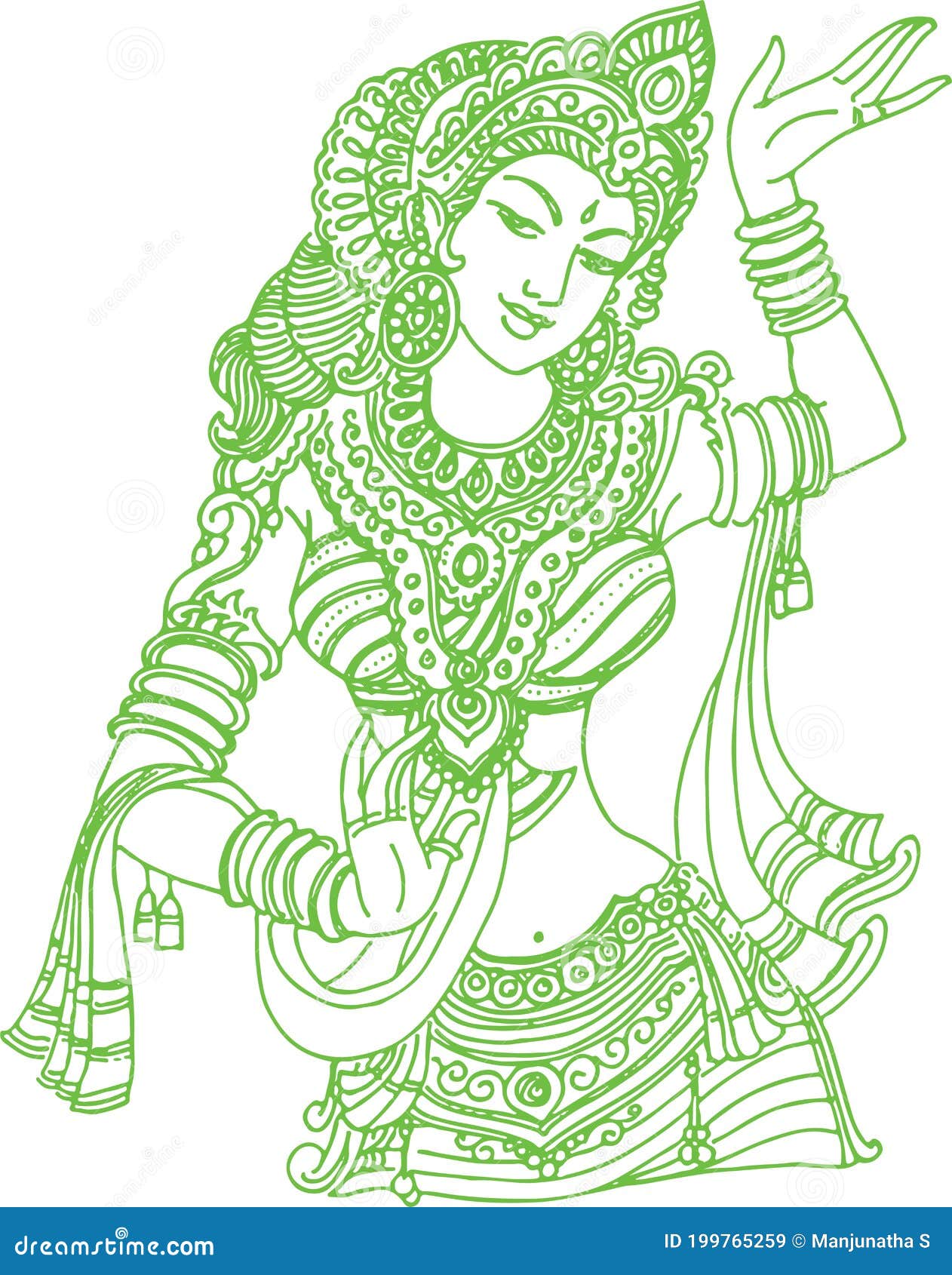 Sketch of Goddess Durga Maa or Durga Closeup Face Design Element in Outline  Editable Vector Illustration for a Dasara Festival Stock Vector -  Illustration of outline, india: 197203843