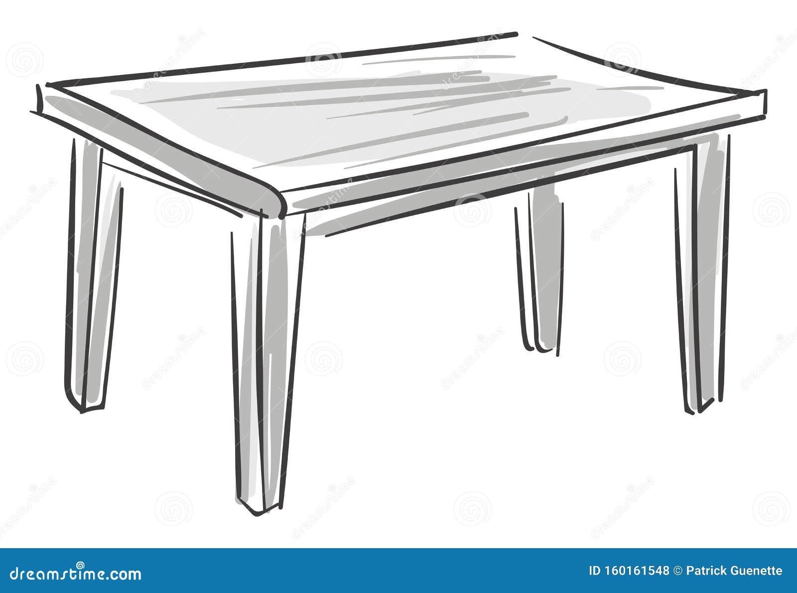 Premium Vector  Realistic sketch of different tables in perspective table  set illustration  Brown wood table White dinning table Table