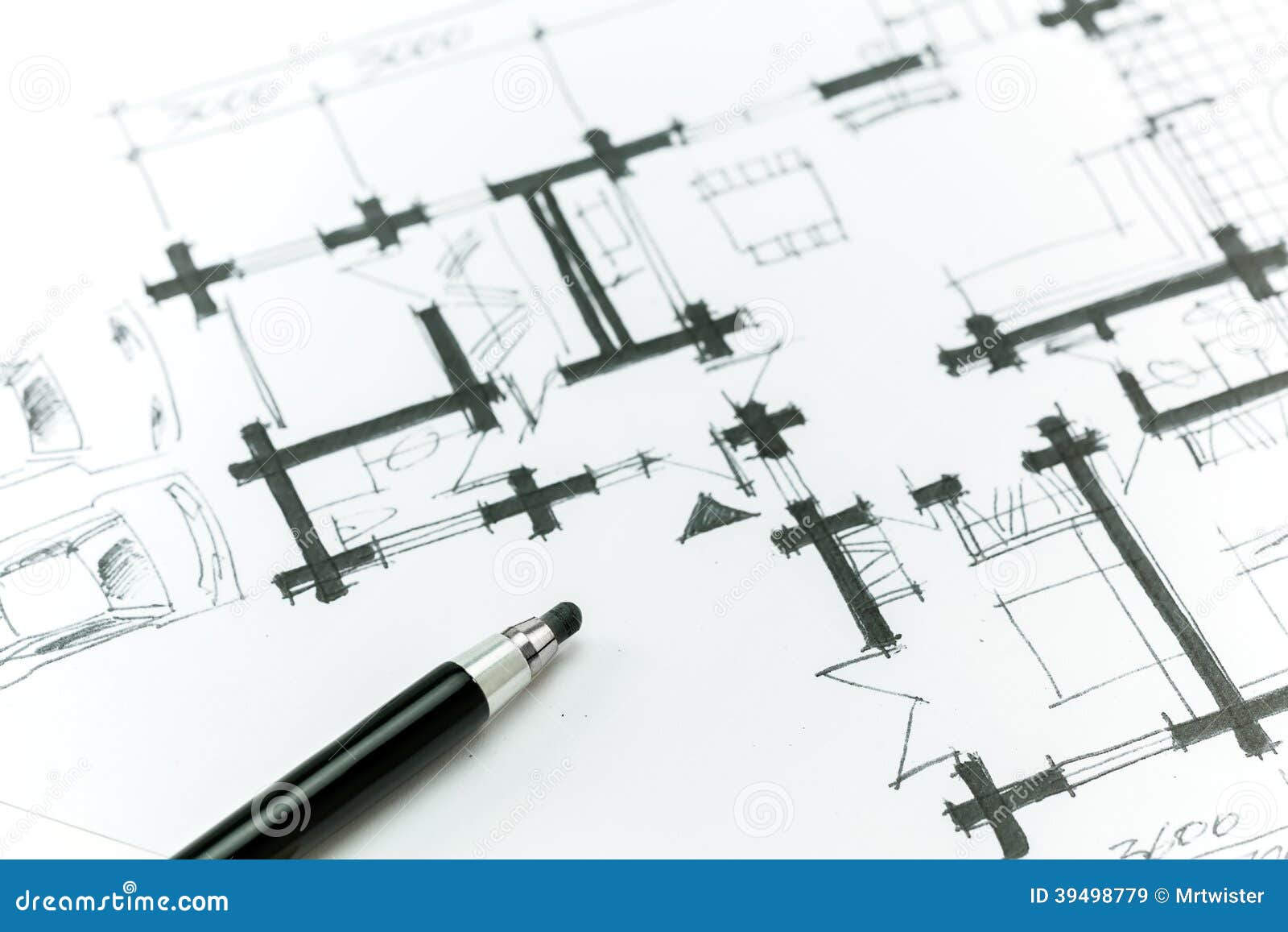  Sketch  house  plan  stock illustration Image of image 