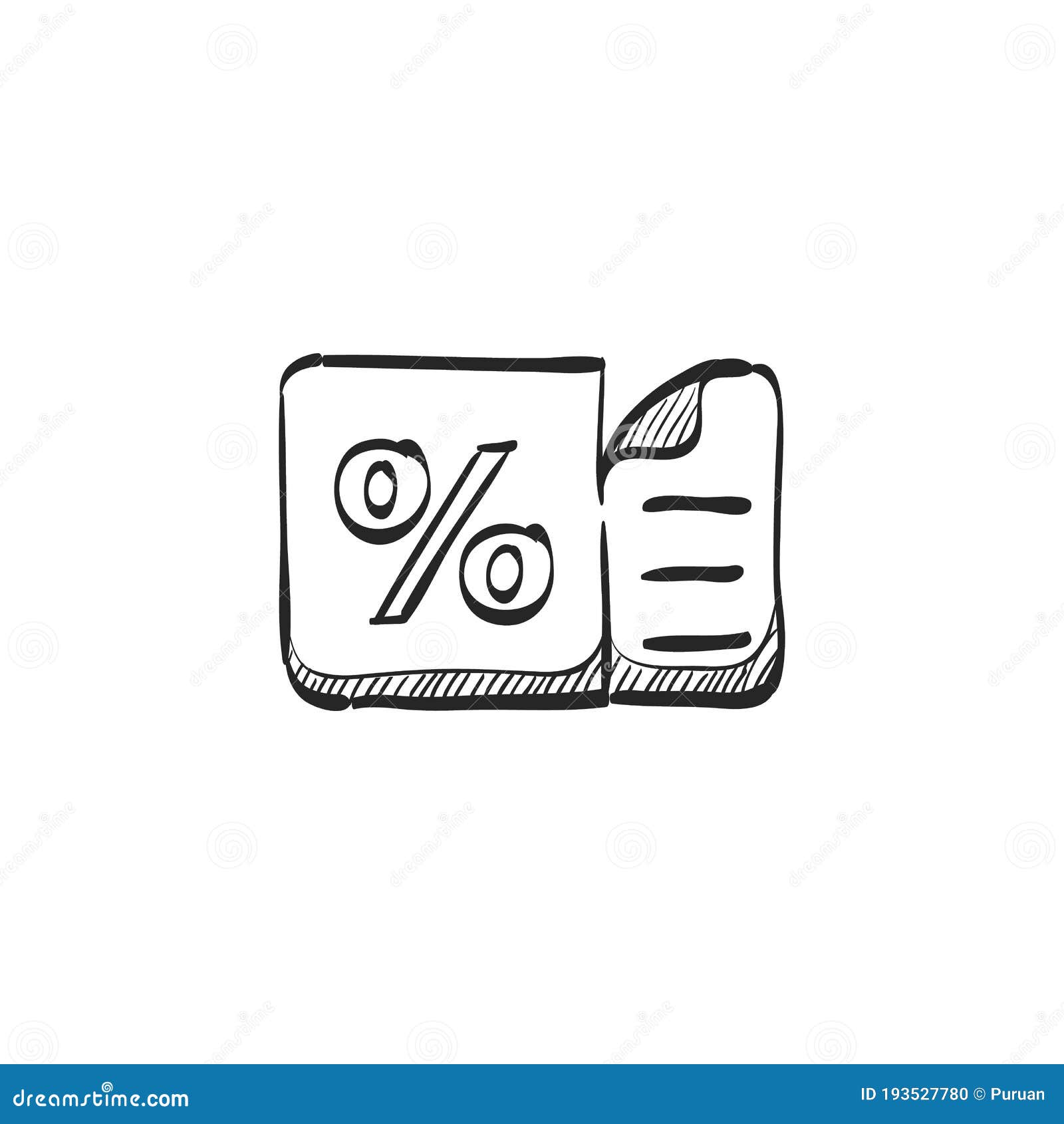 sale discount off sketch pencil doodle numbers ppt icons
