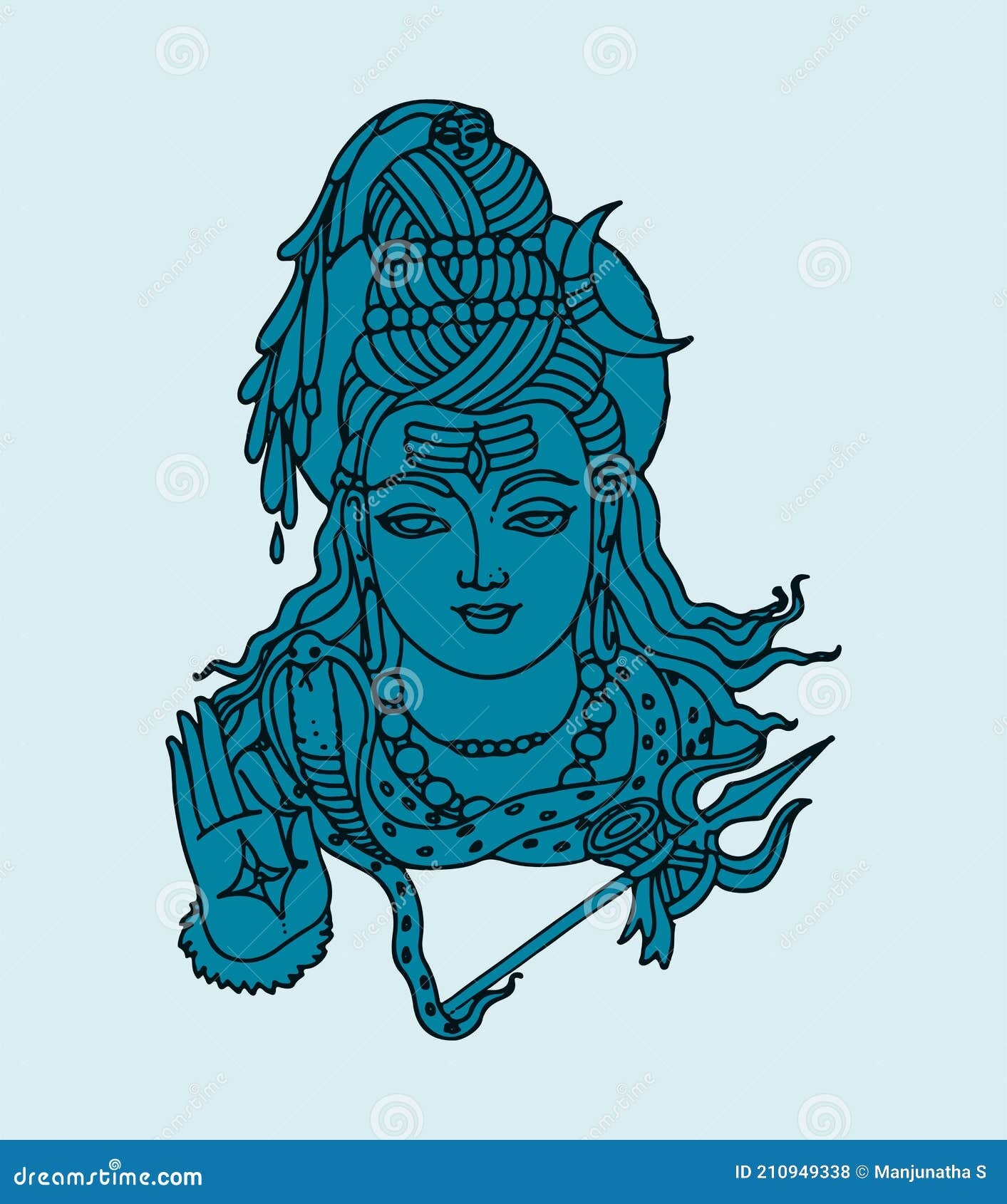 601 Lord Shiva Line Art Images, Stock Photos, 3D objects, & Vectors |  Shutterstock