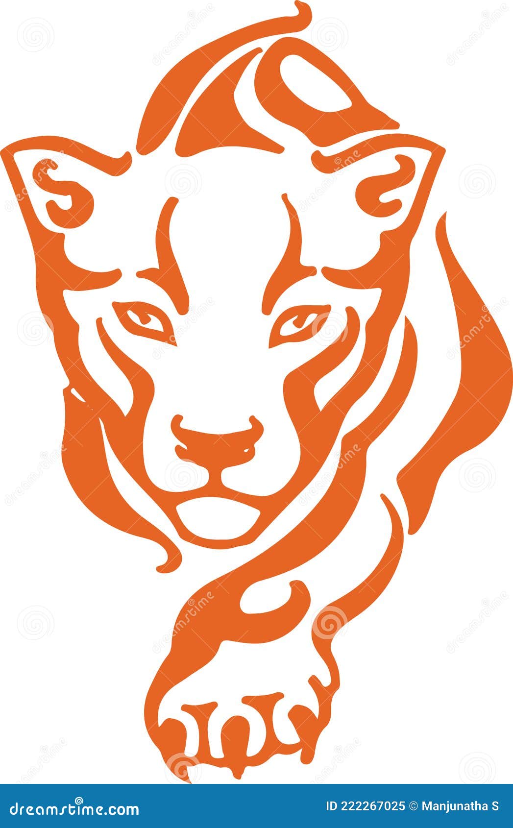 Tiger sketch style black and white free embroidery design - Machine  embroidery community