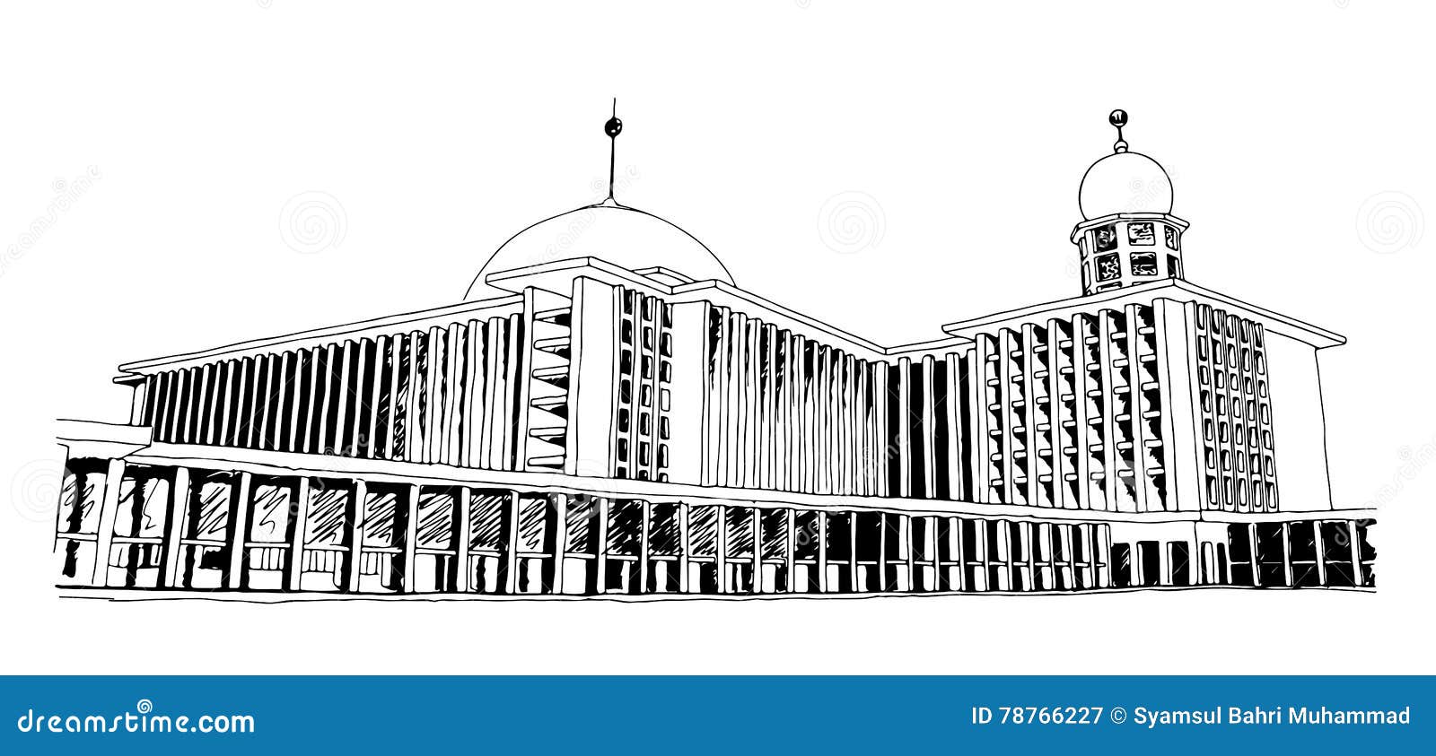  Istiqlal  Mosque  Jakarta Indonesia Stock Image 