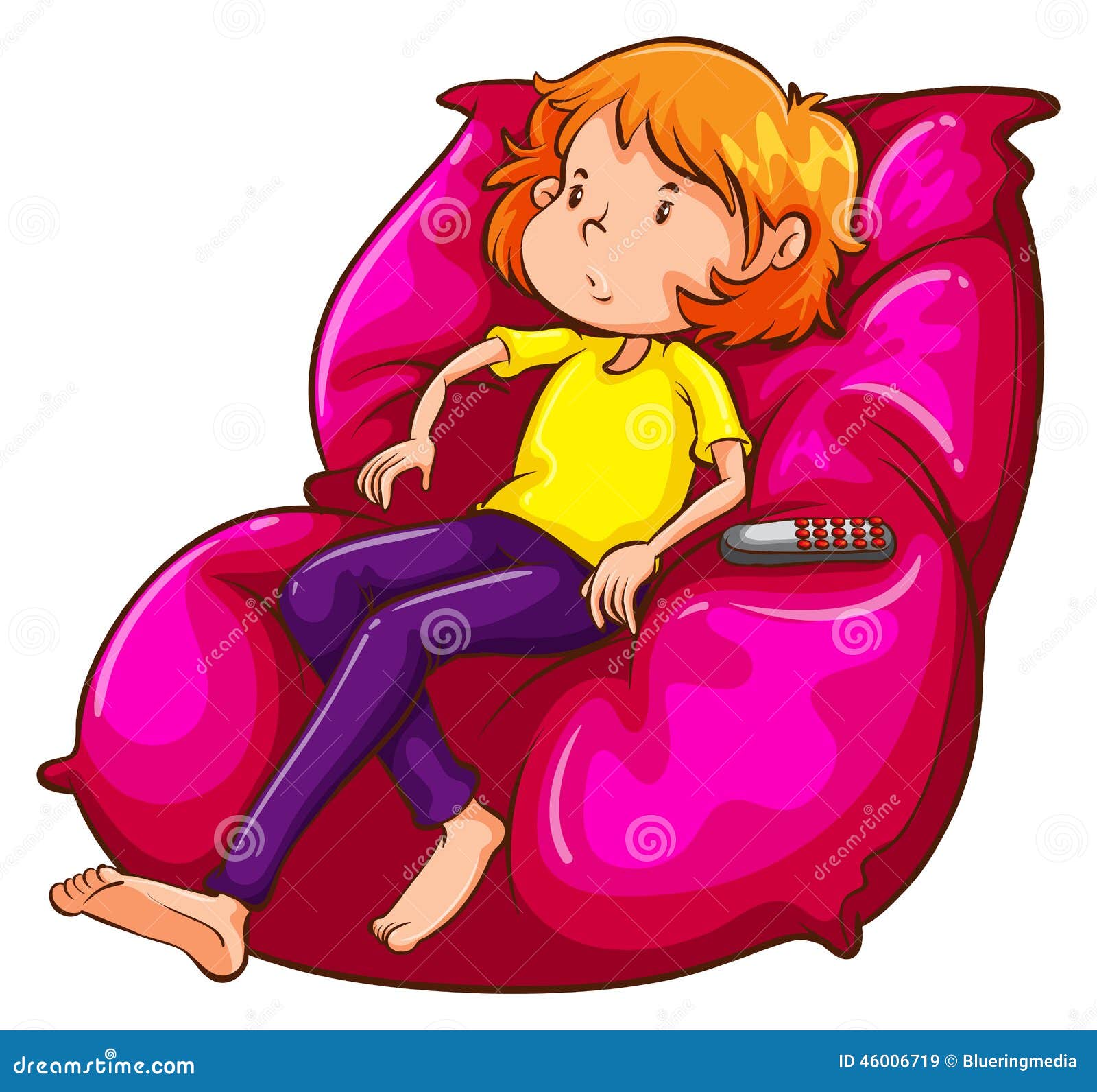 A Sketch of a Lazy Girl at the Couch Stock Vector - Illustration of seat,  lady: 46006719