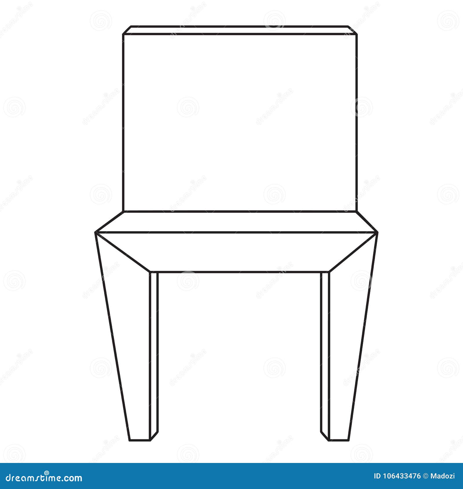 Table chairs sketch hires stock photography and images  Alamy