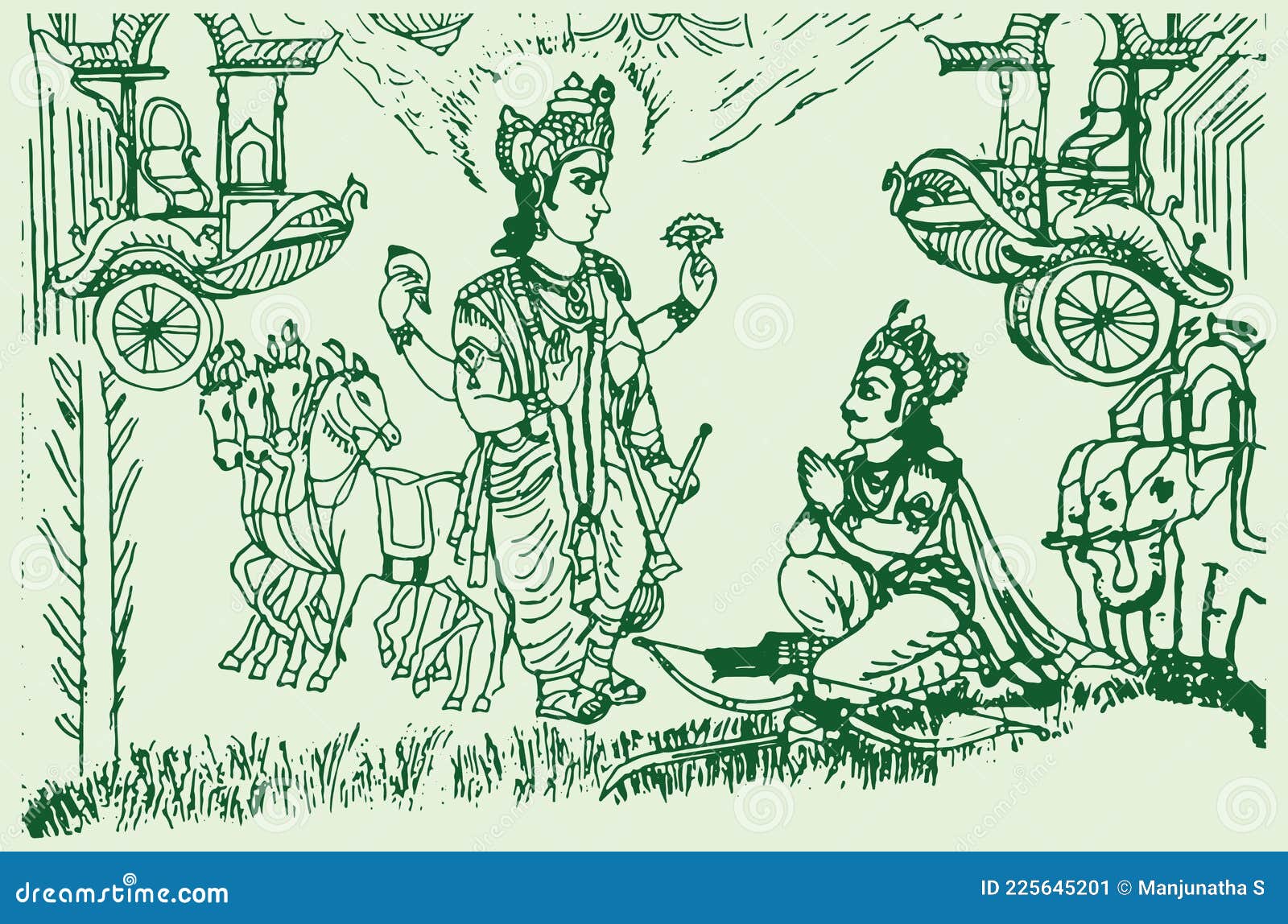 Arjuna (a doodle) by vdtitian on DeviantArt