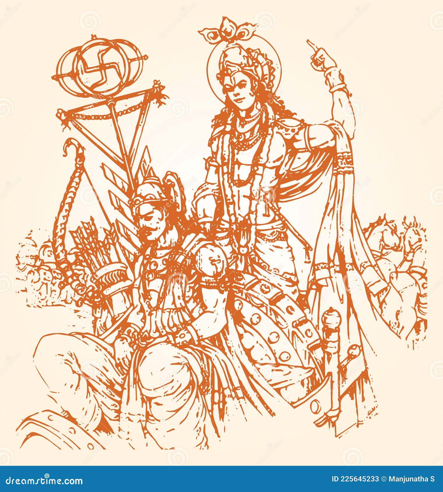 Pencil Sketch Of Mahabharat Maha Yudh  DesiPainterscom