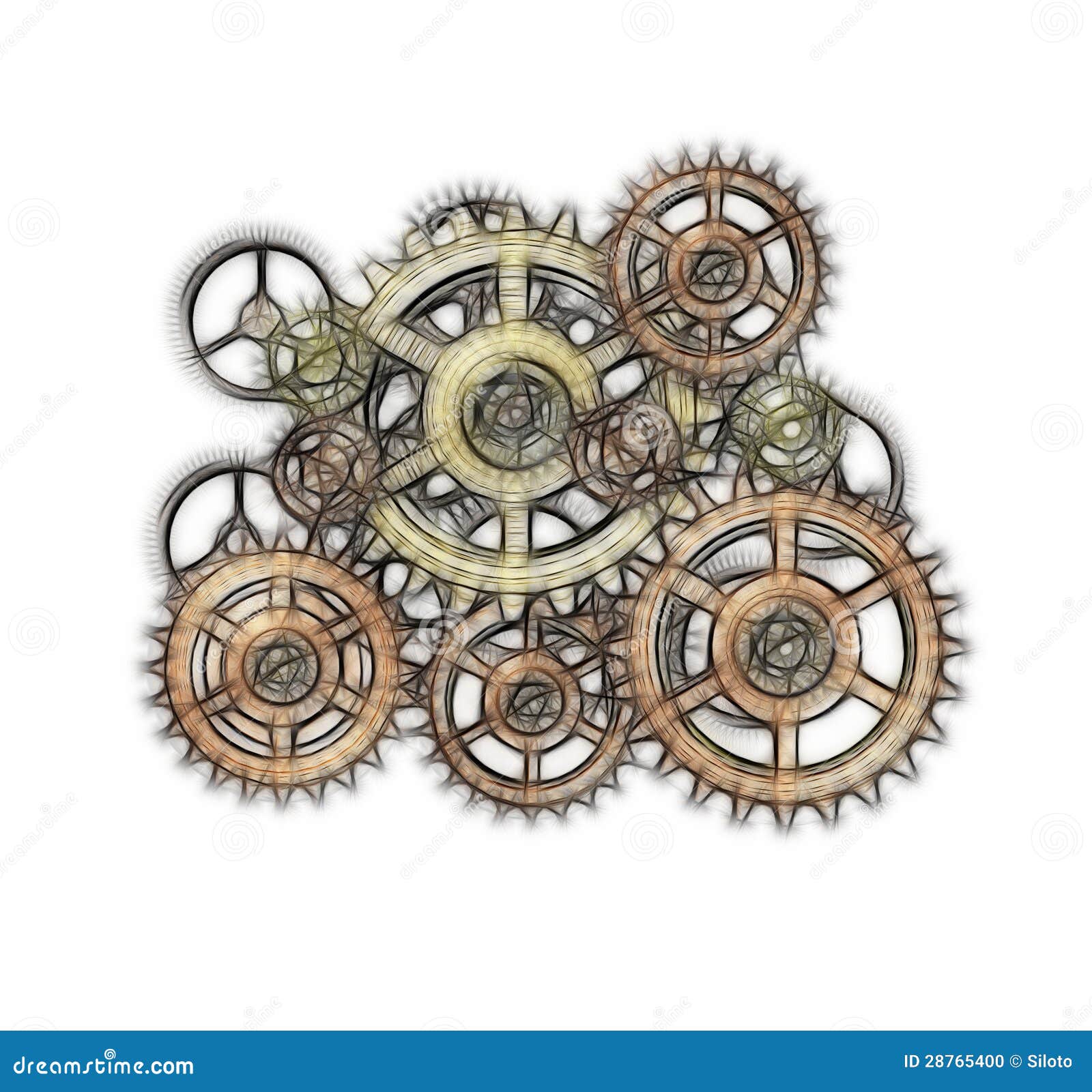 Gears sketch hires stock photography and images  Alamy