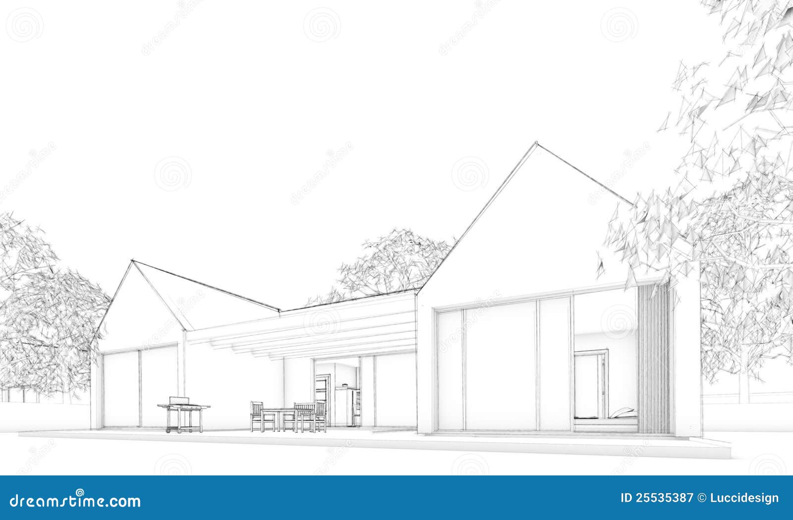 Sketch Of Modern trium House – Situation oyalty Free Stock ... Sketch Of Modern trium House – Situation oyalty Free Stock ... - ^