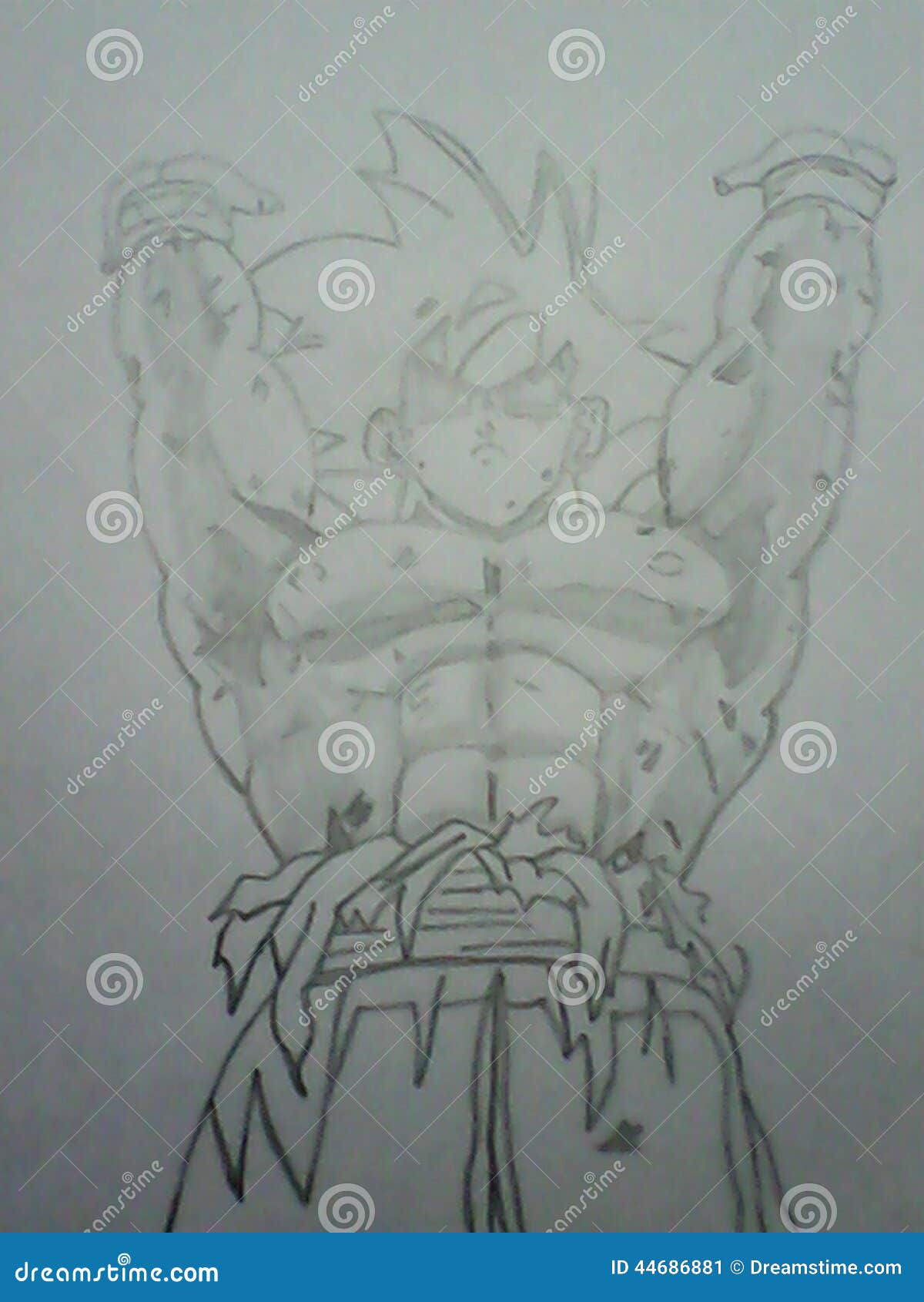 Goku pencil sketch (Dragonballz) | Pencil sketch, Goku, Pencil