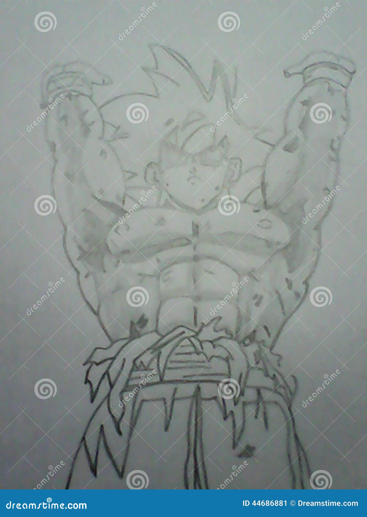 Goku Drawing by himizu on DeviantArt