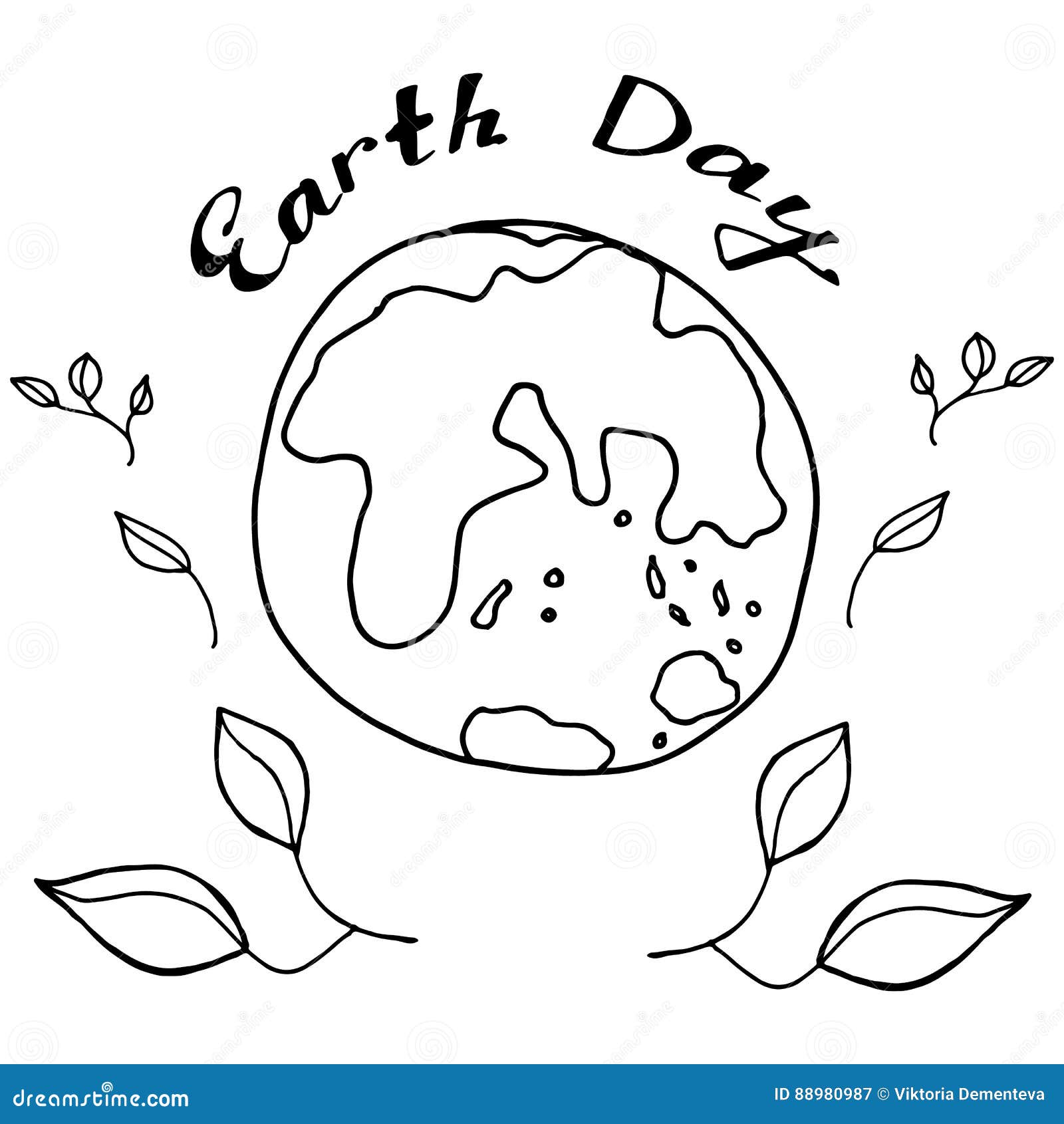 Happy Earth Day!” coloring page – Alice the Chalice
