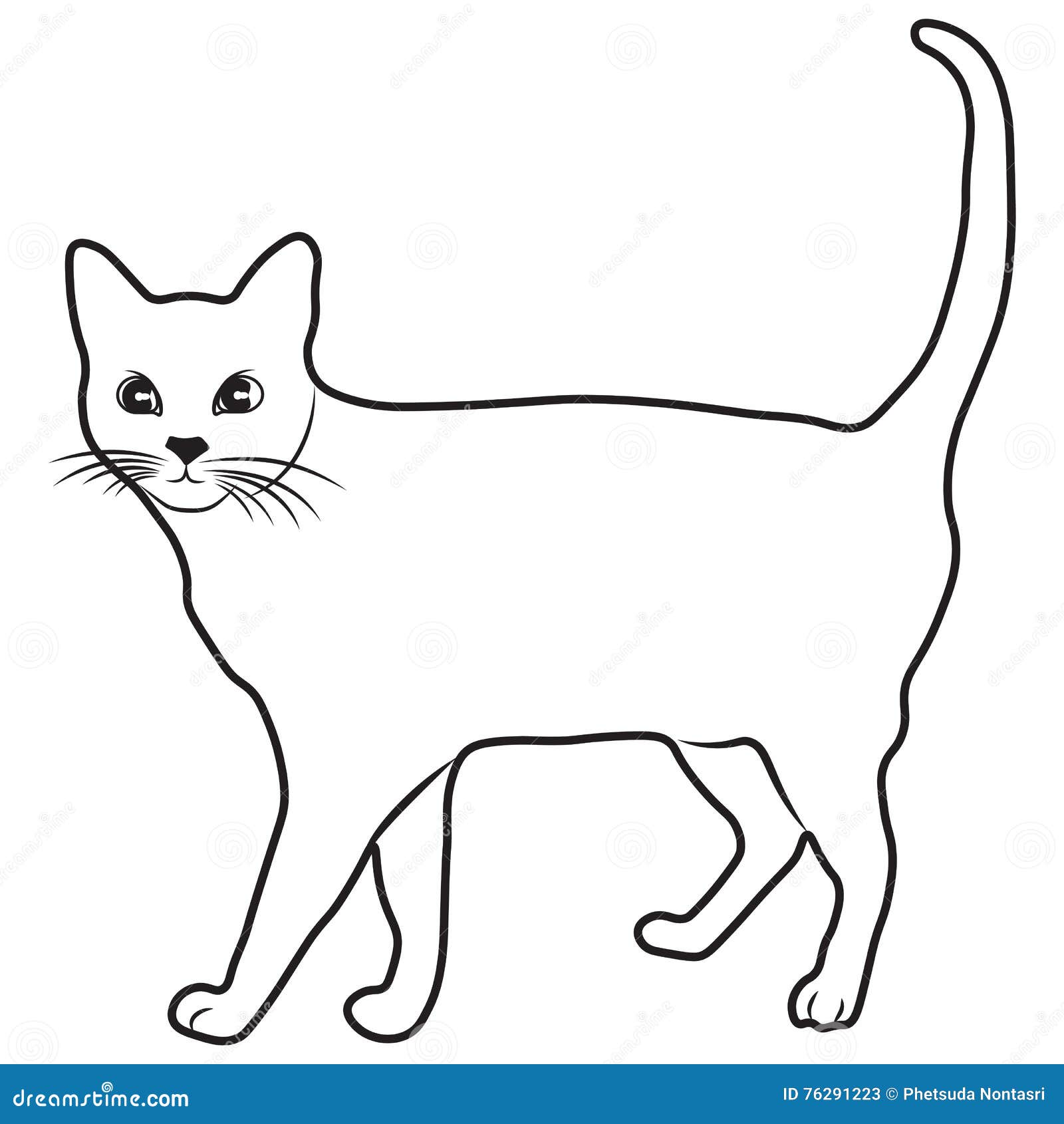 sketch  cat scouts icon cartoon   nature seaside