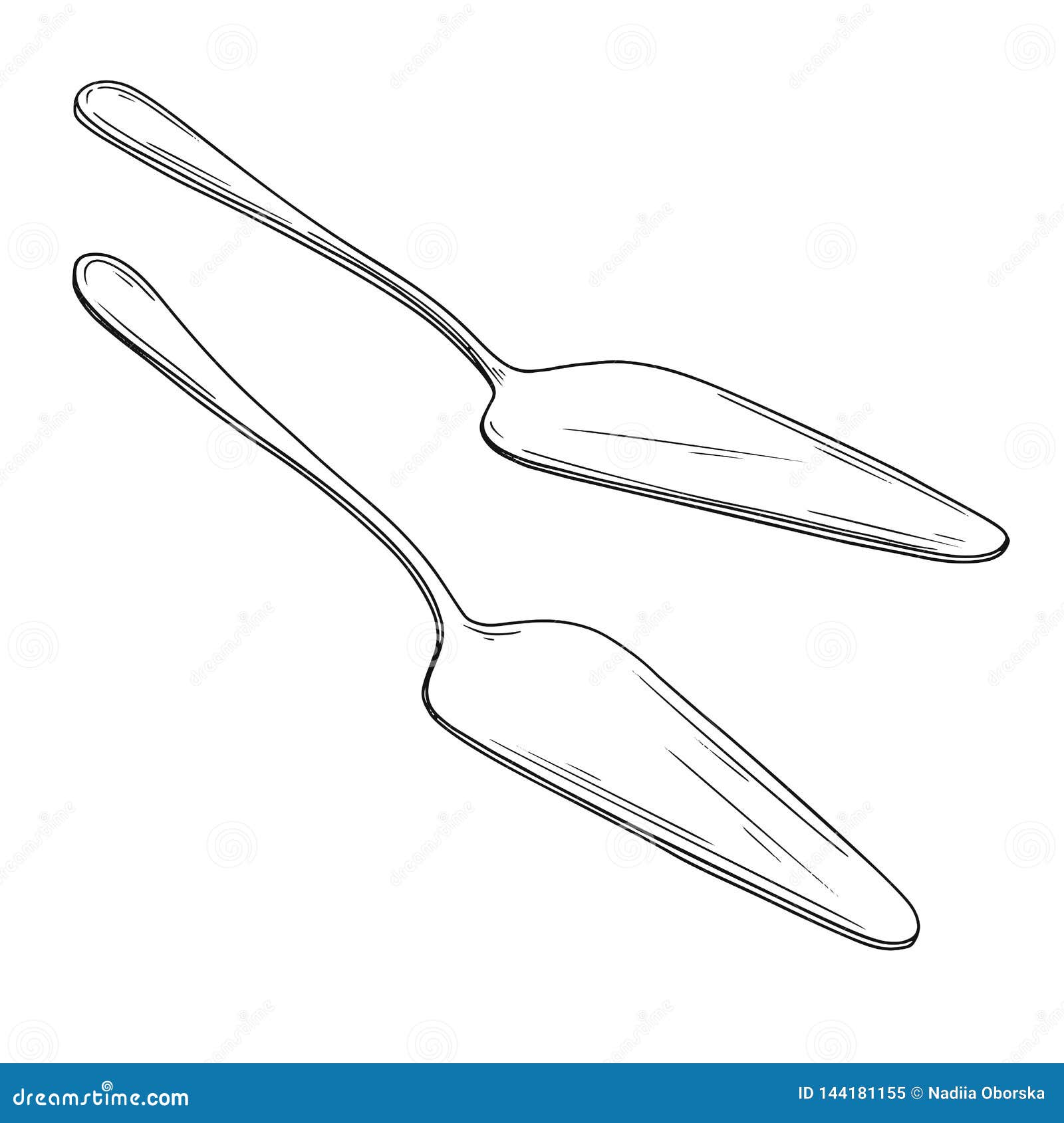 Download Sketch Spatula For Cakes, Knife Blade For Cake Stock ...