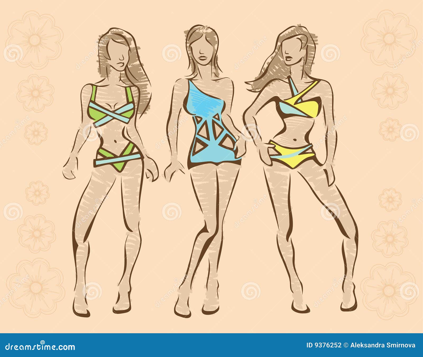 Fashion Swimwear Sketch Images  Browse 13208 Stock Photos Vectors and  Video  Adobe Stock