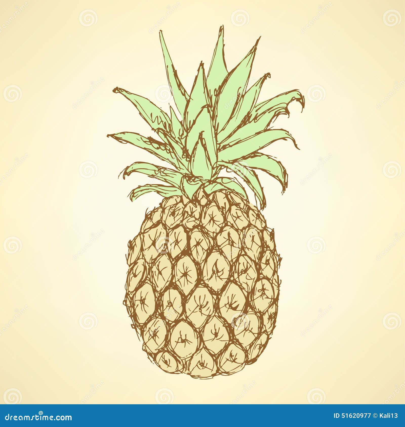 Vintage Pineapple 106