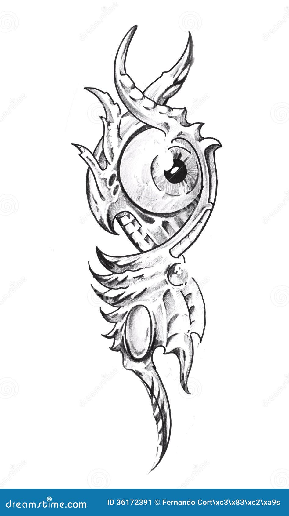Clockeye tattoo design by NathanBrittain on DeviantArt