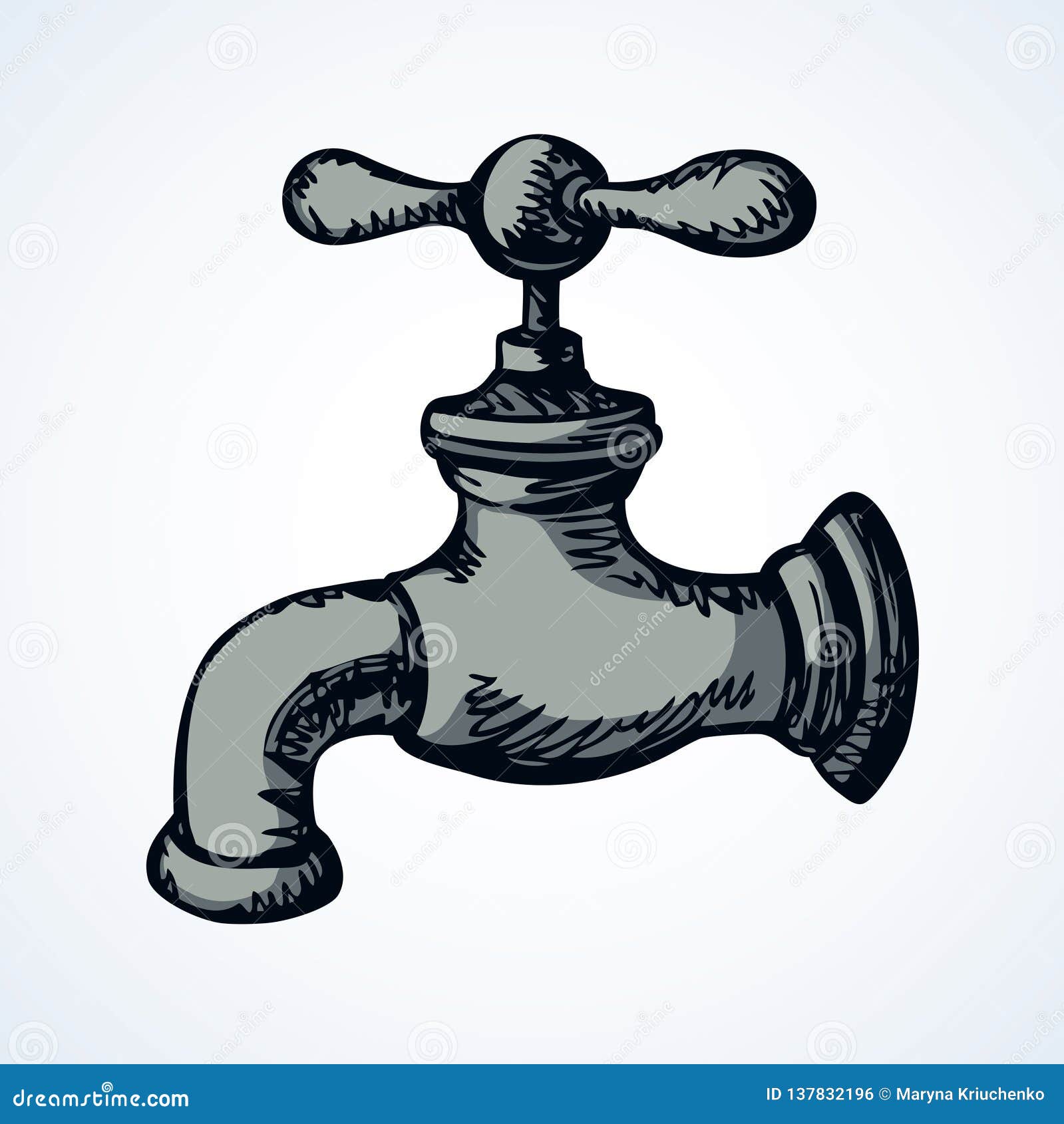 Sketch of Water Tap. Vector Illustration Stock Vector - Illustration of faucet, obsolete: 137832196 Sketch of Water Tap. Vector Illustration Stock Vector - Illustration of faucet, obsolete: 137832196