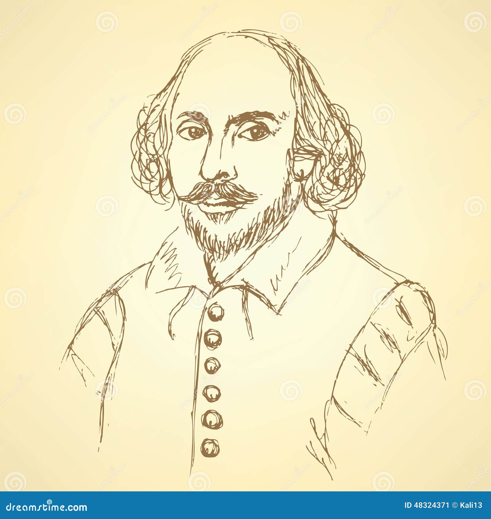 william shakespeare drawing