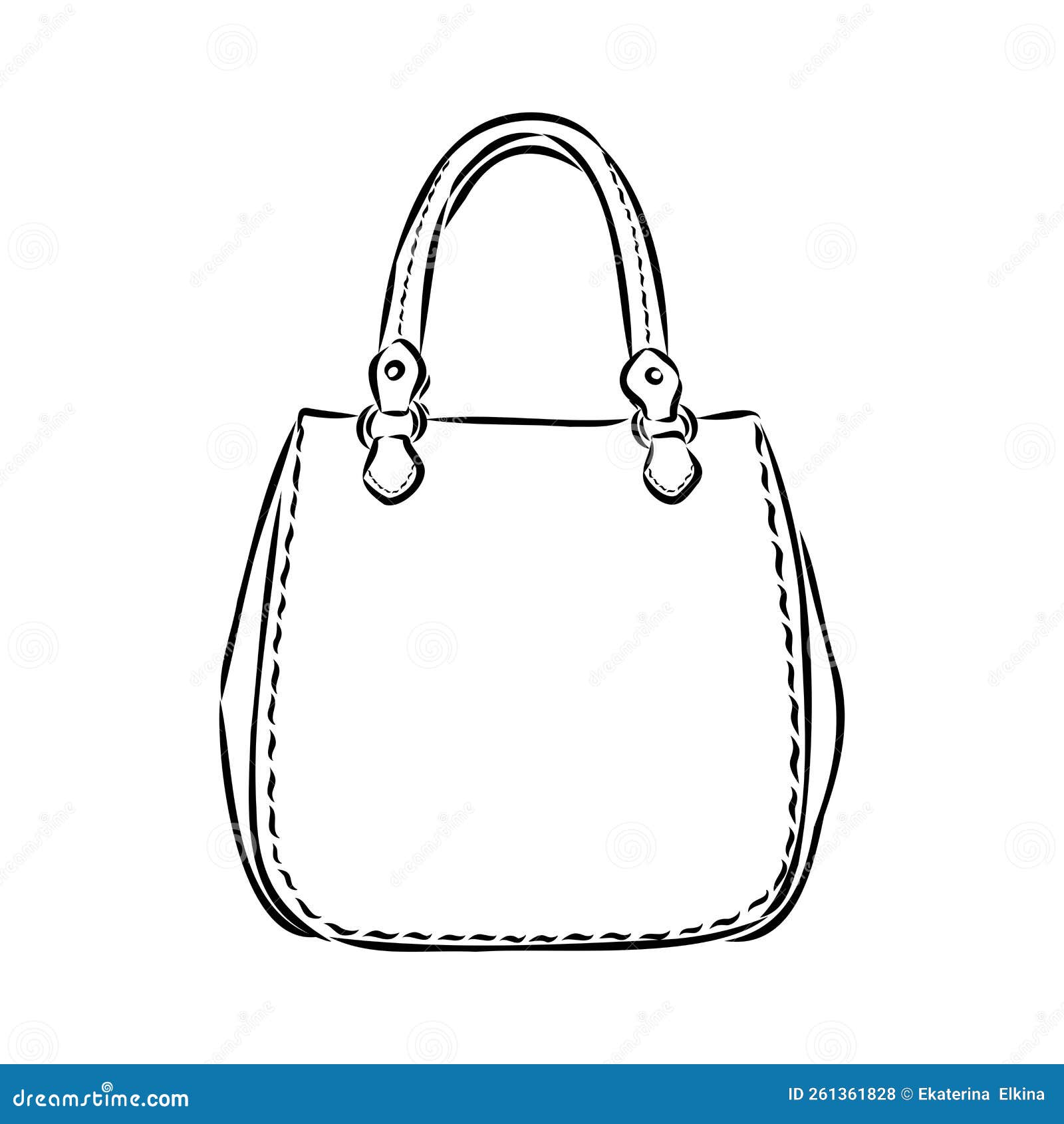 Bag Sketch Fashion Glamour Illustration In A Free Stock Photo and Image  276602874