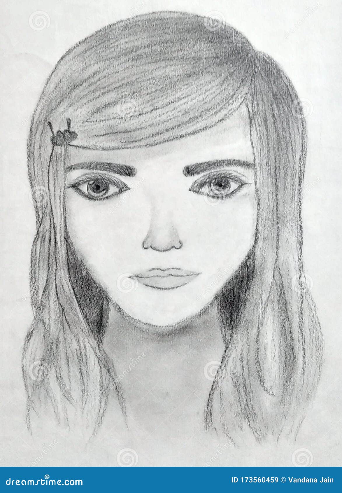 Sketch Drawing.Pencil Drawing.Sketch Artist.Painting.Hand Drawn Vector