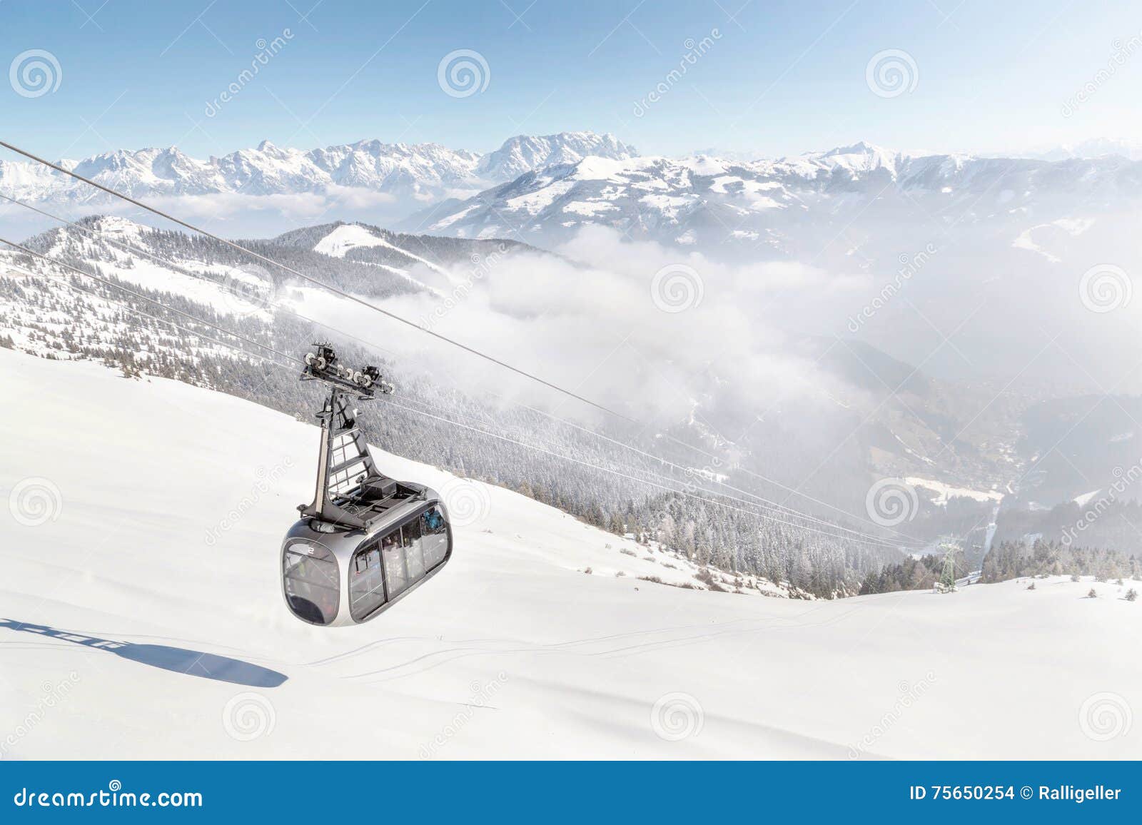 ski area zell am see/kaprun, austria