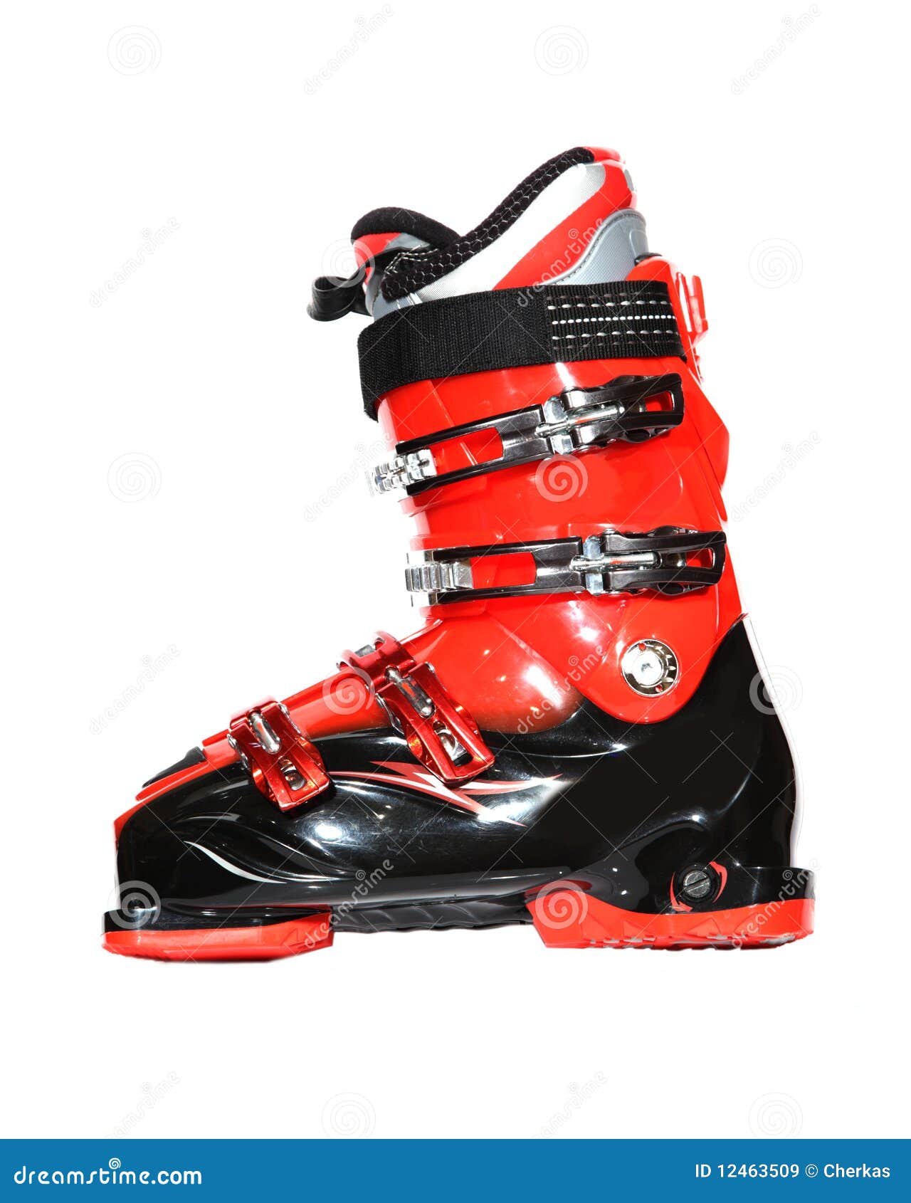 Ski boot. stock image. Image of extreme, equipment, ride - 12463509