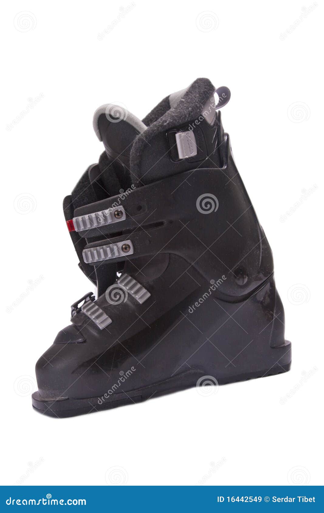 Ski boot detail stock image. Image of symbol, wear, sports - 16442549