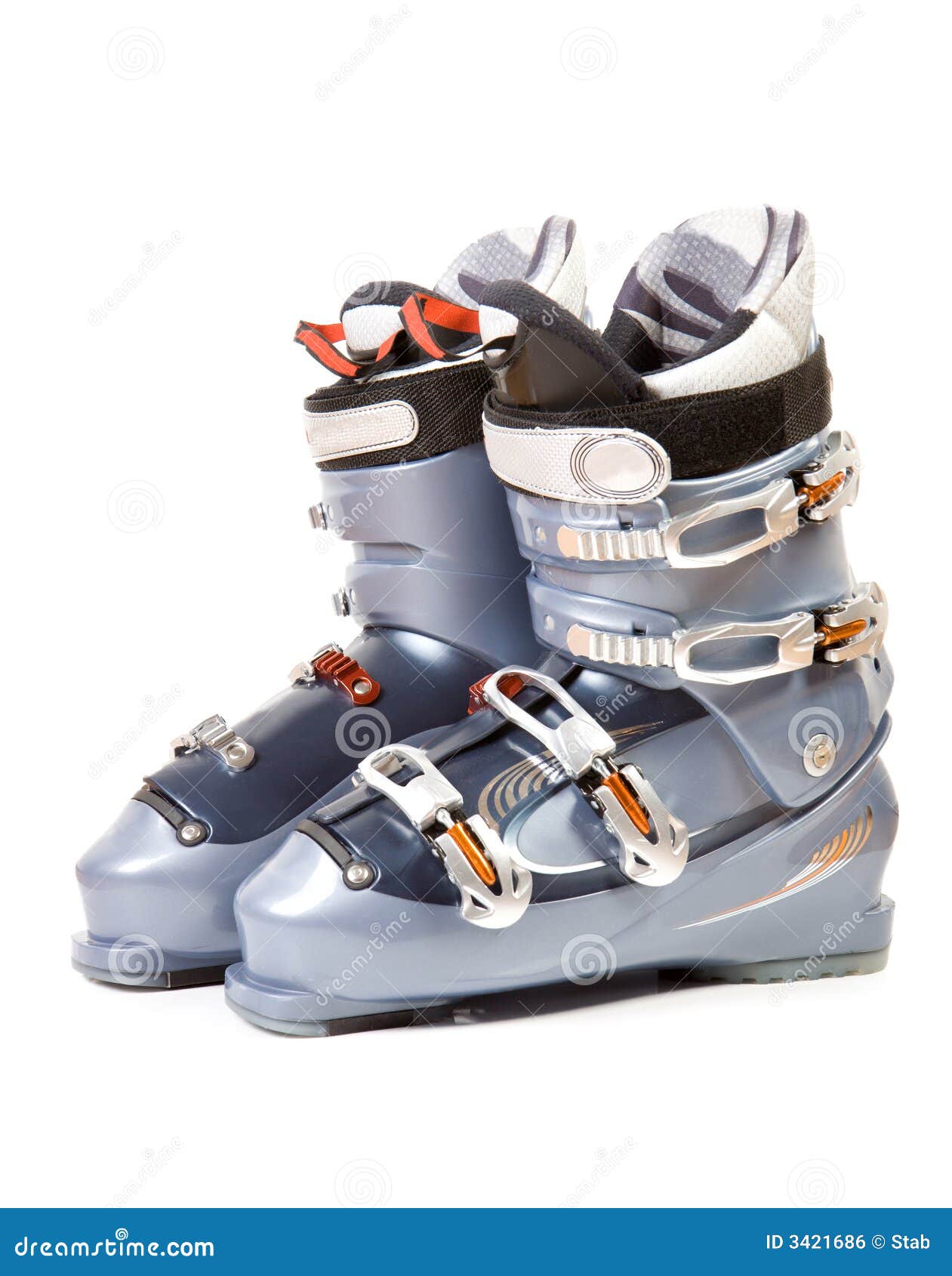 Ski boots stock photo. Image of foot, gear, alpine, background - 3421686