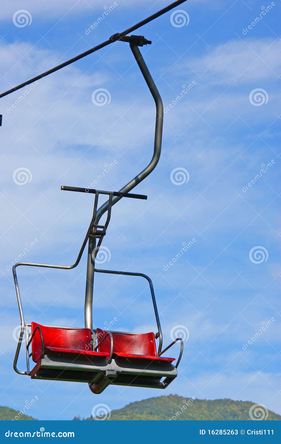 Ski chair lift stock image. Image of grass, chairs, recreation - 16285263