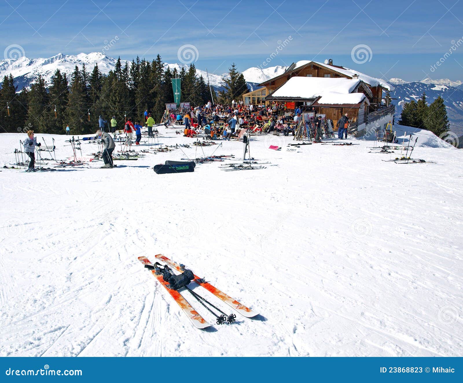 Ski Chalet in the Austrian Alps Editorial Stock Photo Image of mayrhofen, hochfugen 23868823