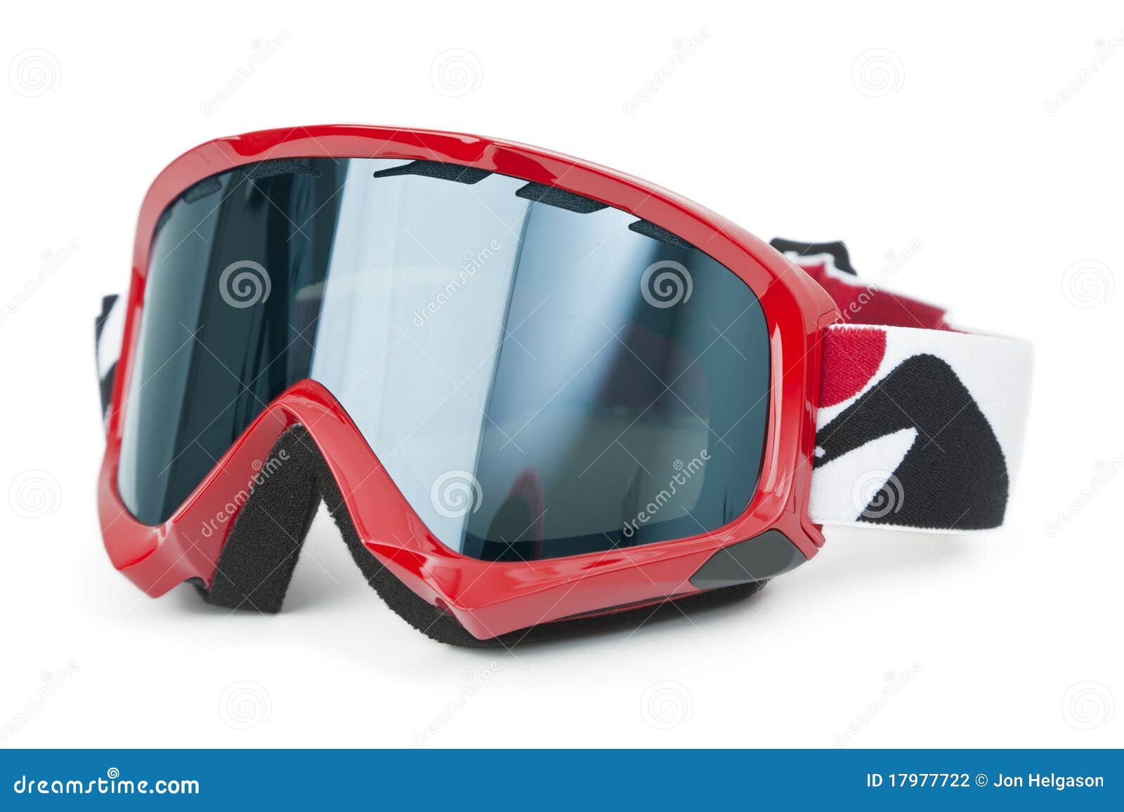 ski goggles  on white