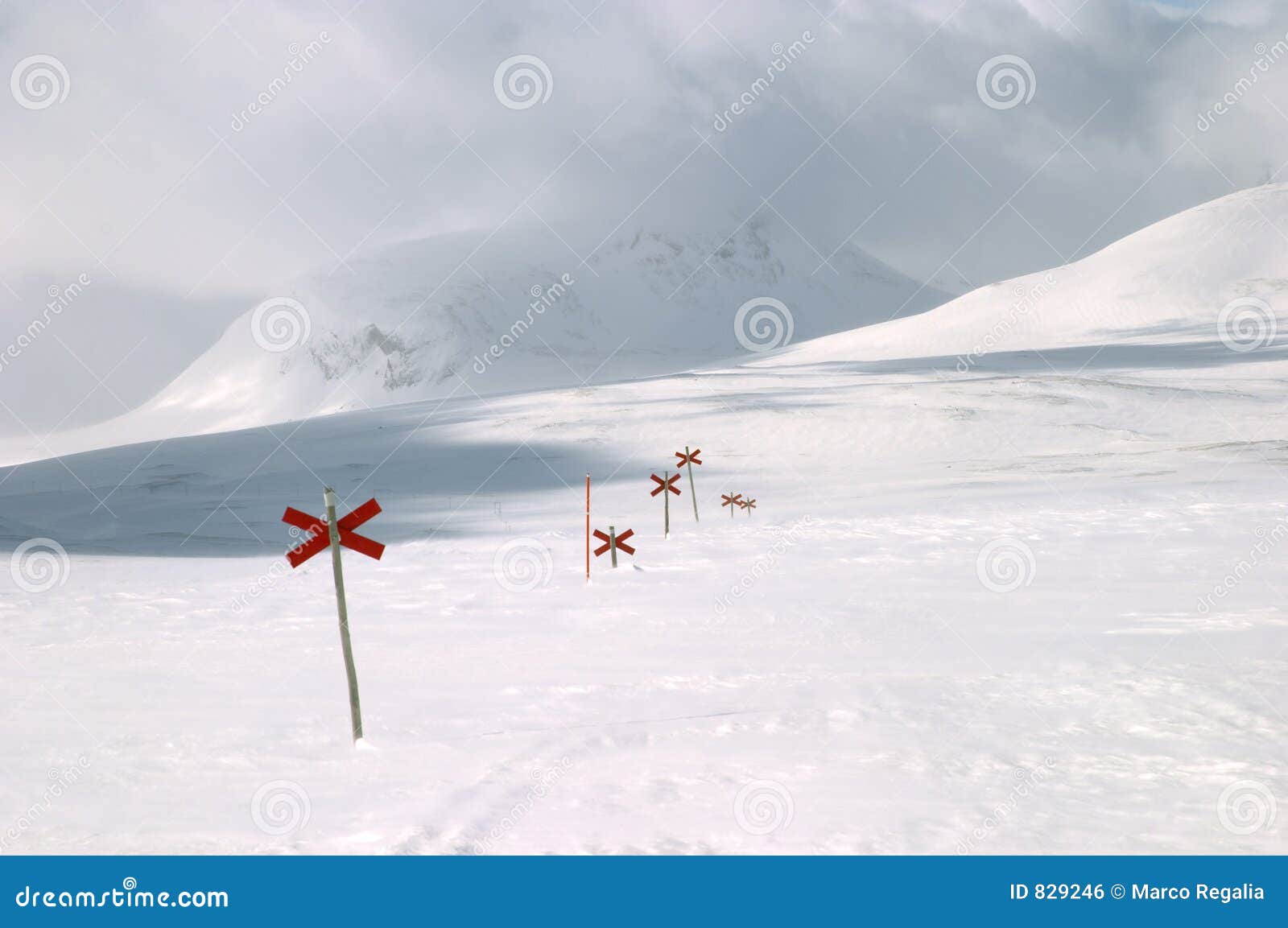ski hiking trail
