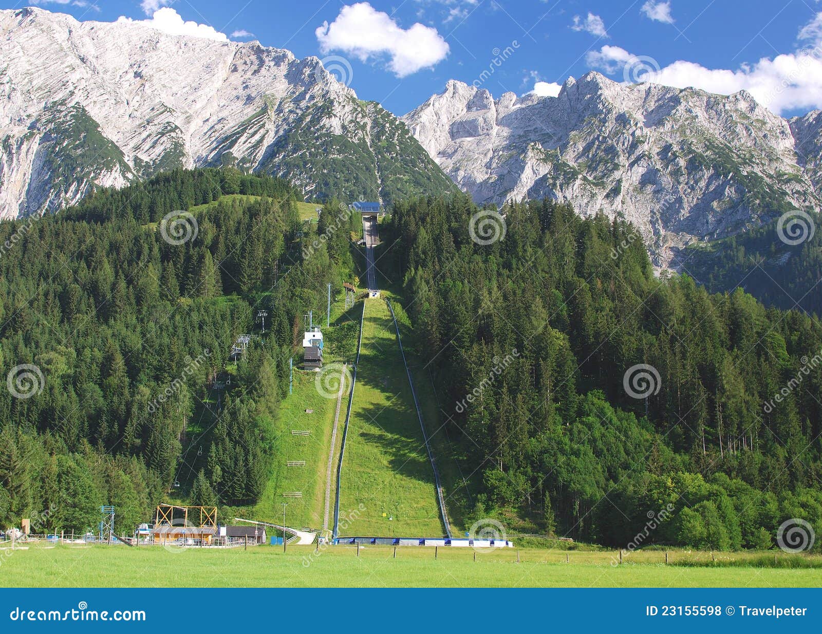 Ski Jump Bad Mitterndorfaustria Royalty Free Stock Photos Image in Ski Jumping Bad Mitterndorf