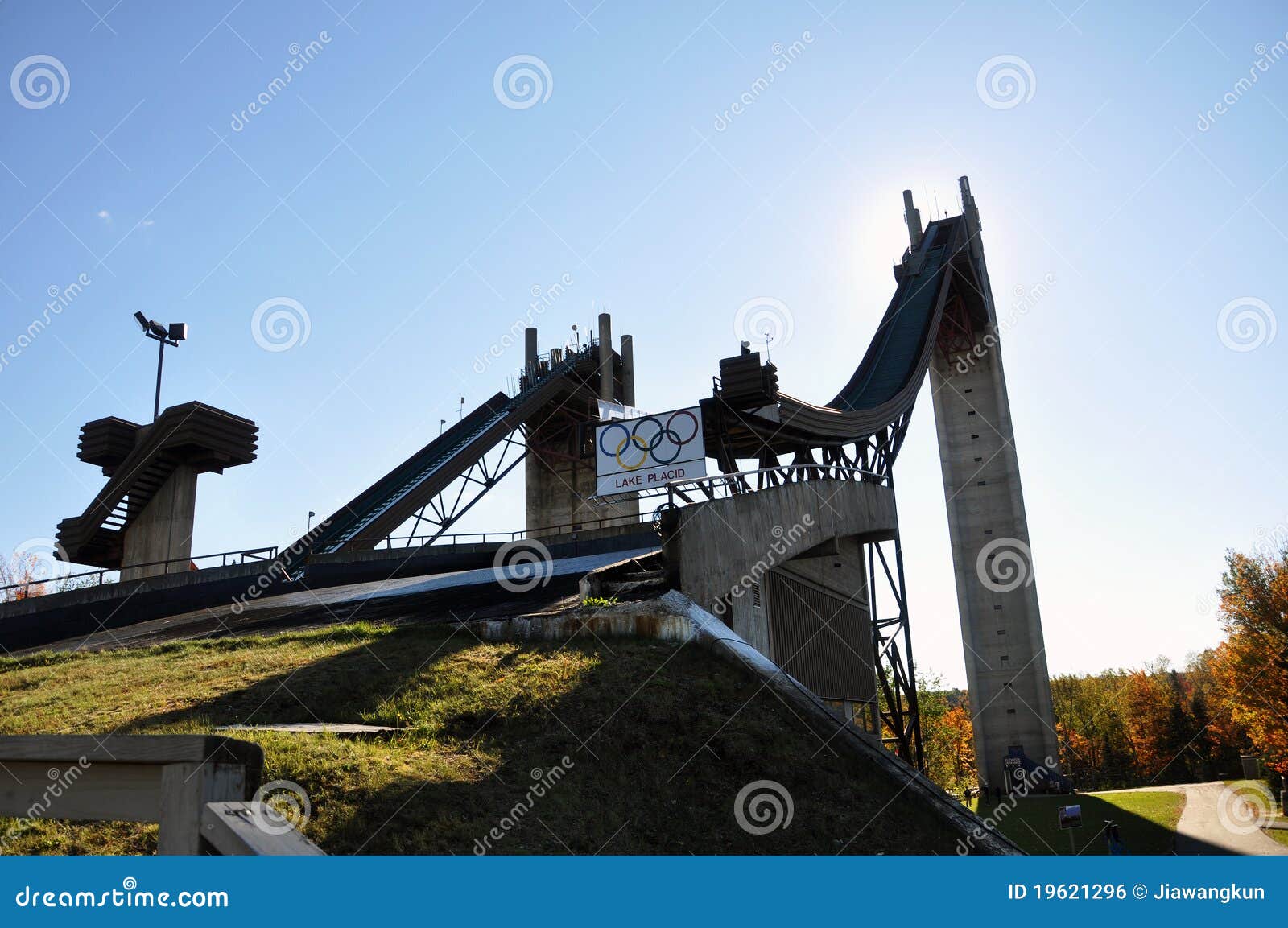 Olympic ski jump tower