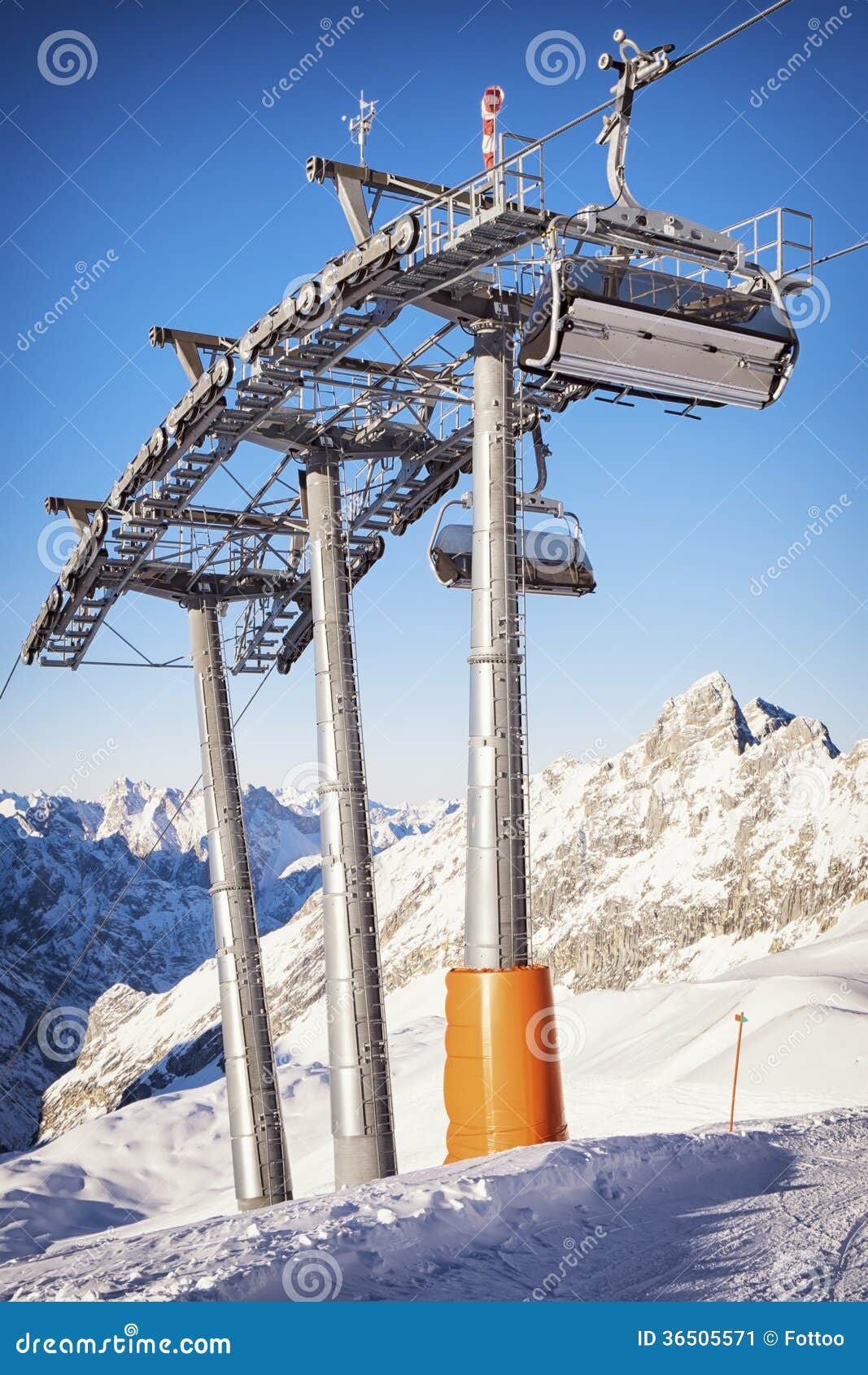 Ski lift chair stock image. Image of skiing, carriage 36505571