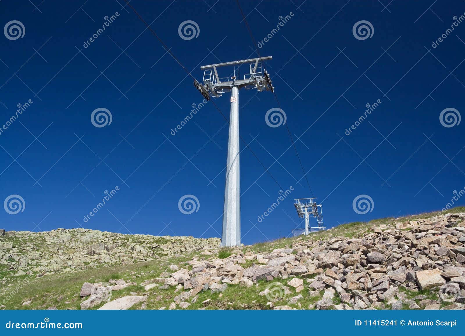 ski lift pylon