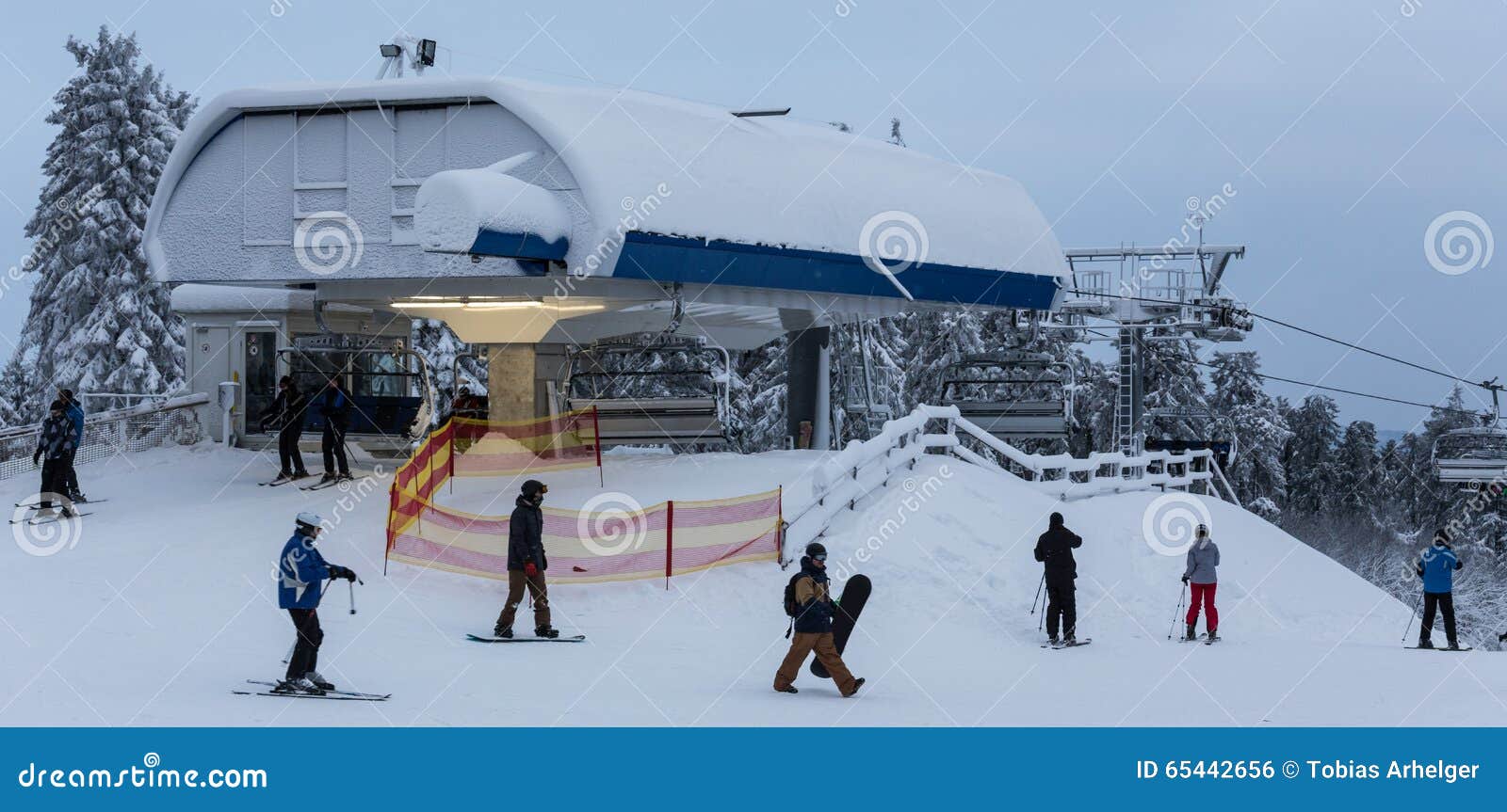 Ski Lift Winterberg Germany Editorial Photo Image of nature, resort