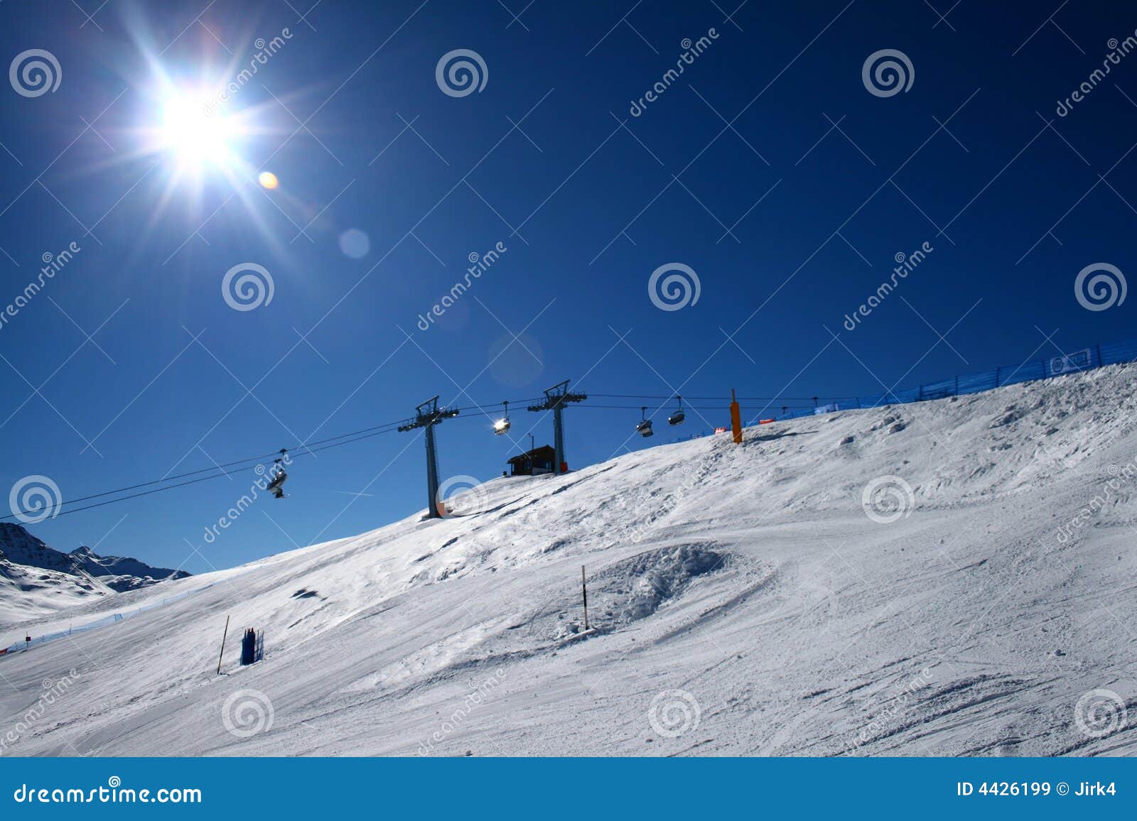 ski piste panorama