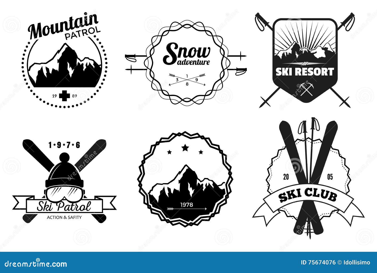 Ski Resort Logos