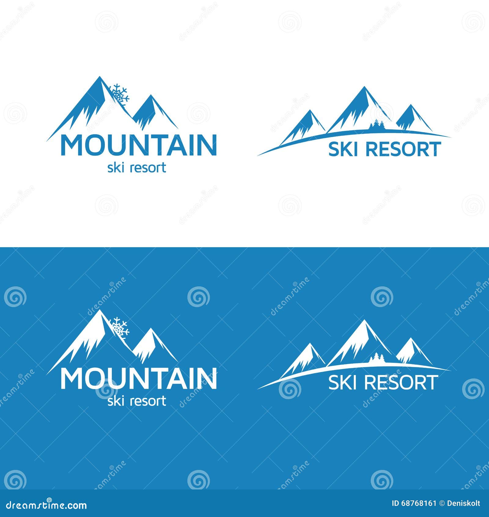 Resort Logo Vector Illustration | CartoonDealer.com #13610906