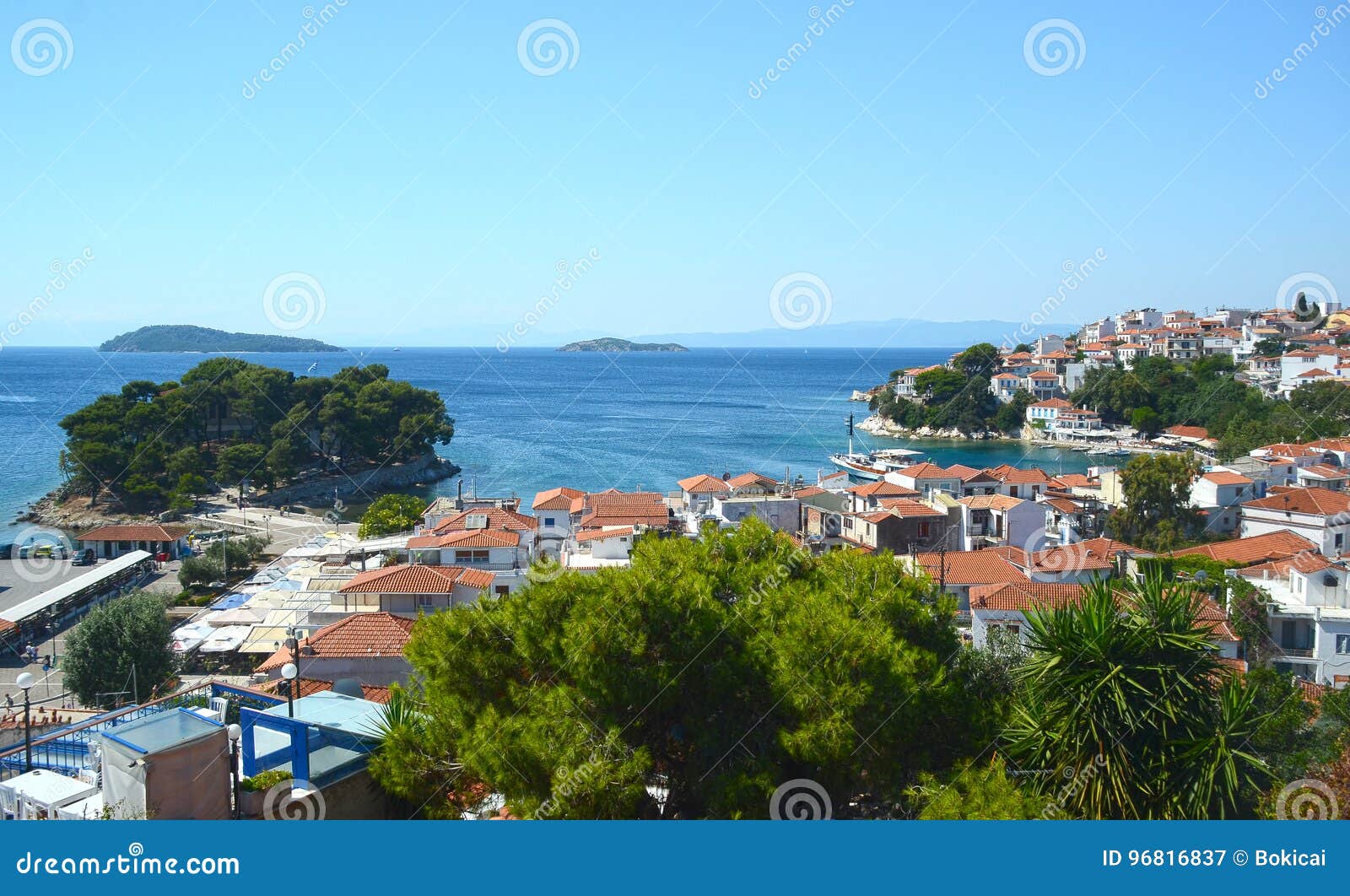 Skiathos, Greece fotografia editorial. Imagem de turismo - 96816837