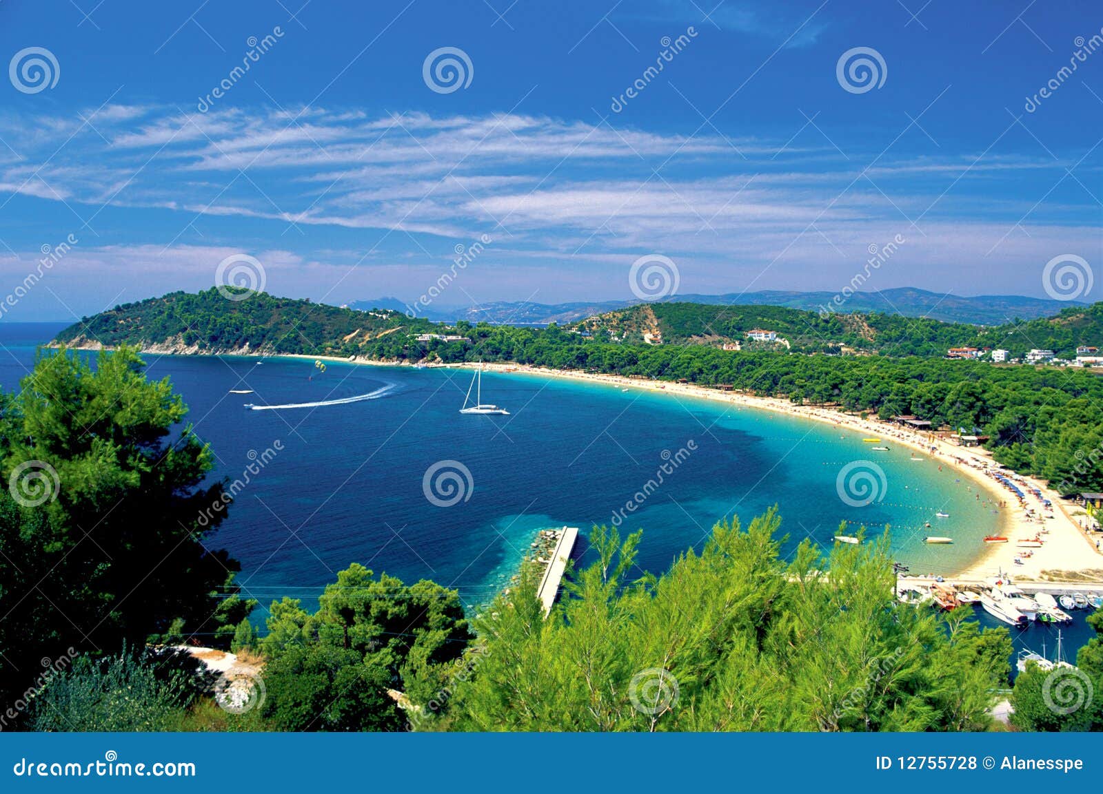 skiathos, sporades islands, greece