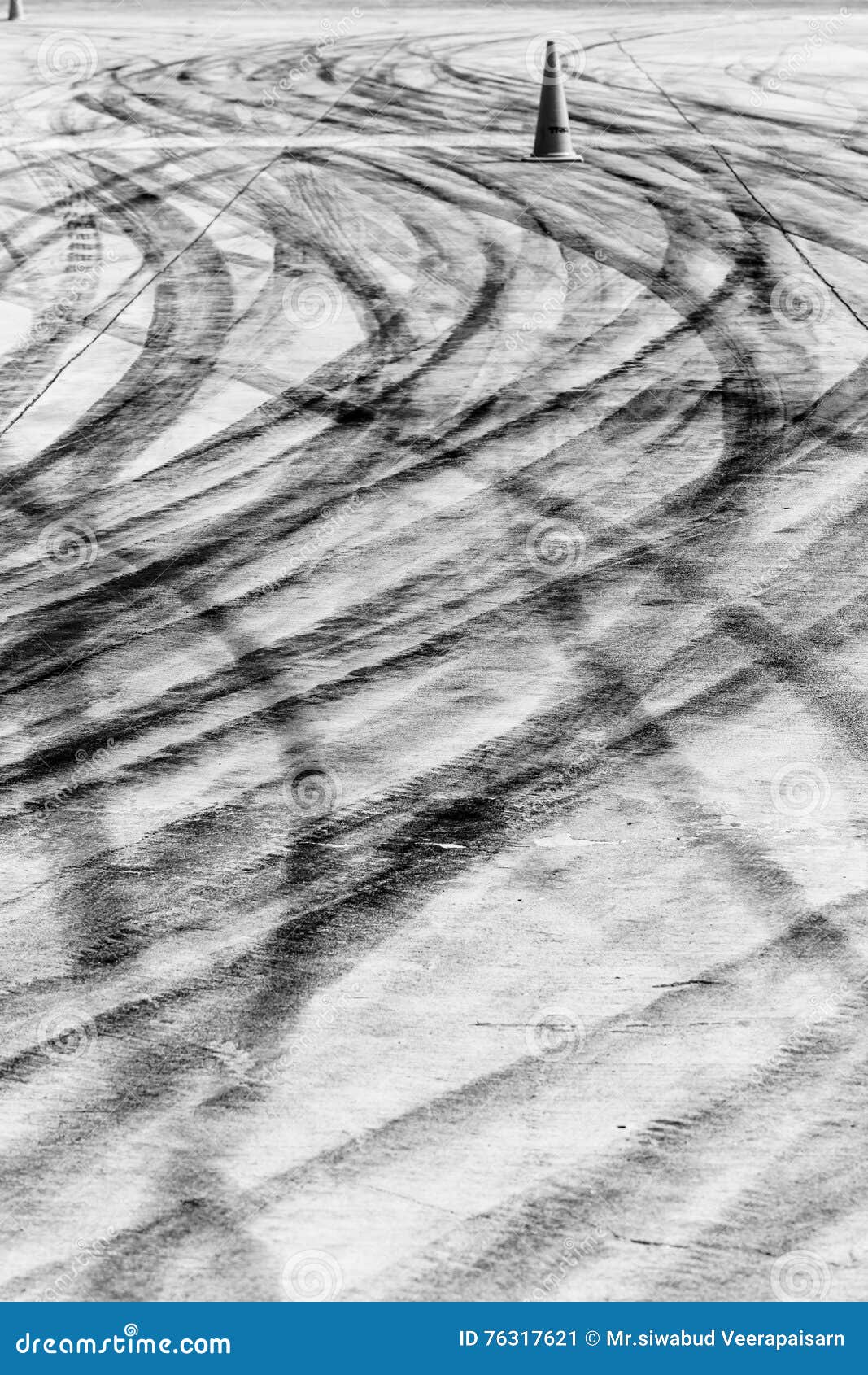 Skid marks on road surface stock image. Image of skid 76317621