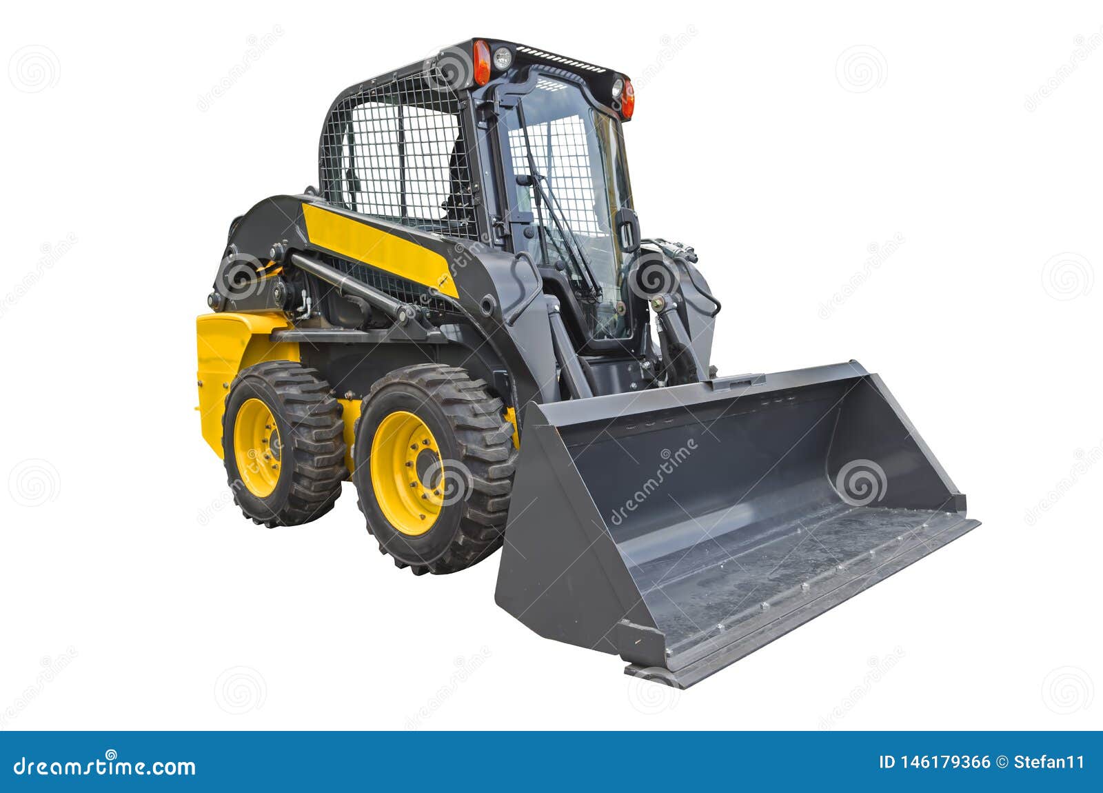 Skid steer loader stock photo. Image of digging, mining 146179366